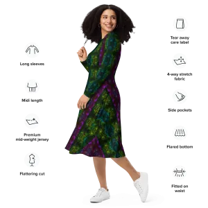 Long Sleeve Midi Dress (Her/Muliebris)(Pure Candy RJSTH@Alchemic) RJSTHS2022 RJS