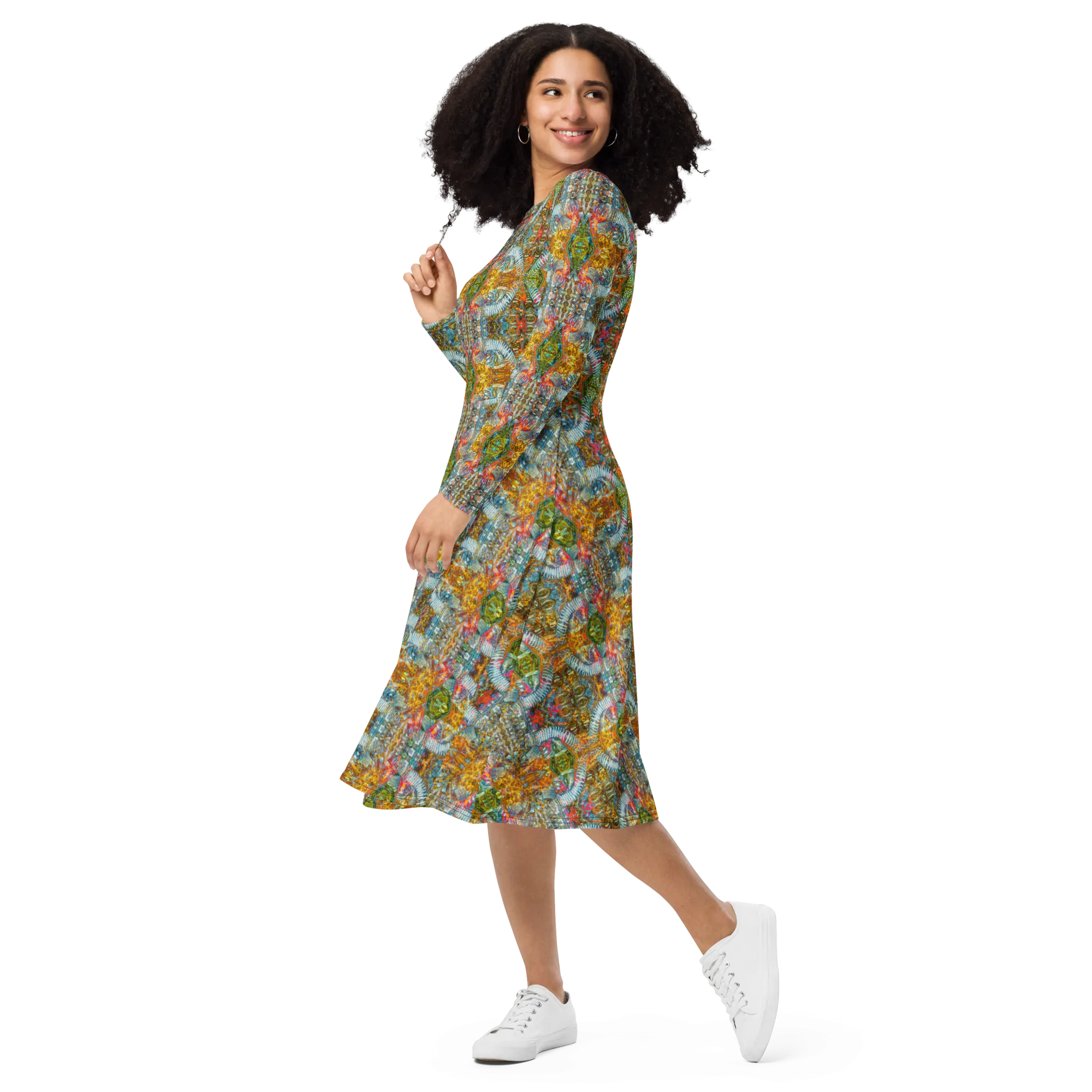 Long Sleeve Midi Dress (Her/Muliebris)(Pure Candy RJSTH@Alchemic) RJSTHS2022 RJS