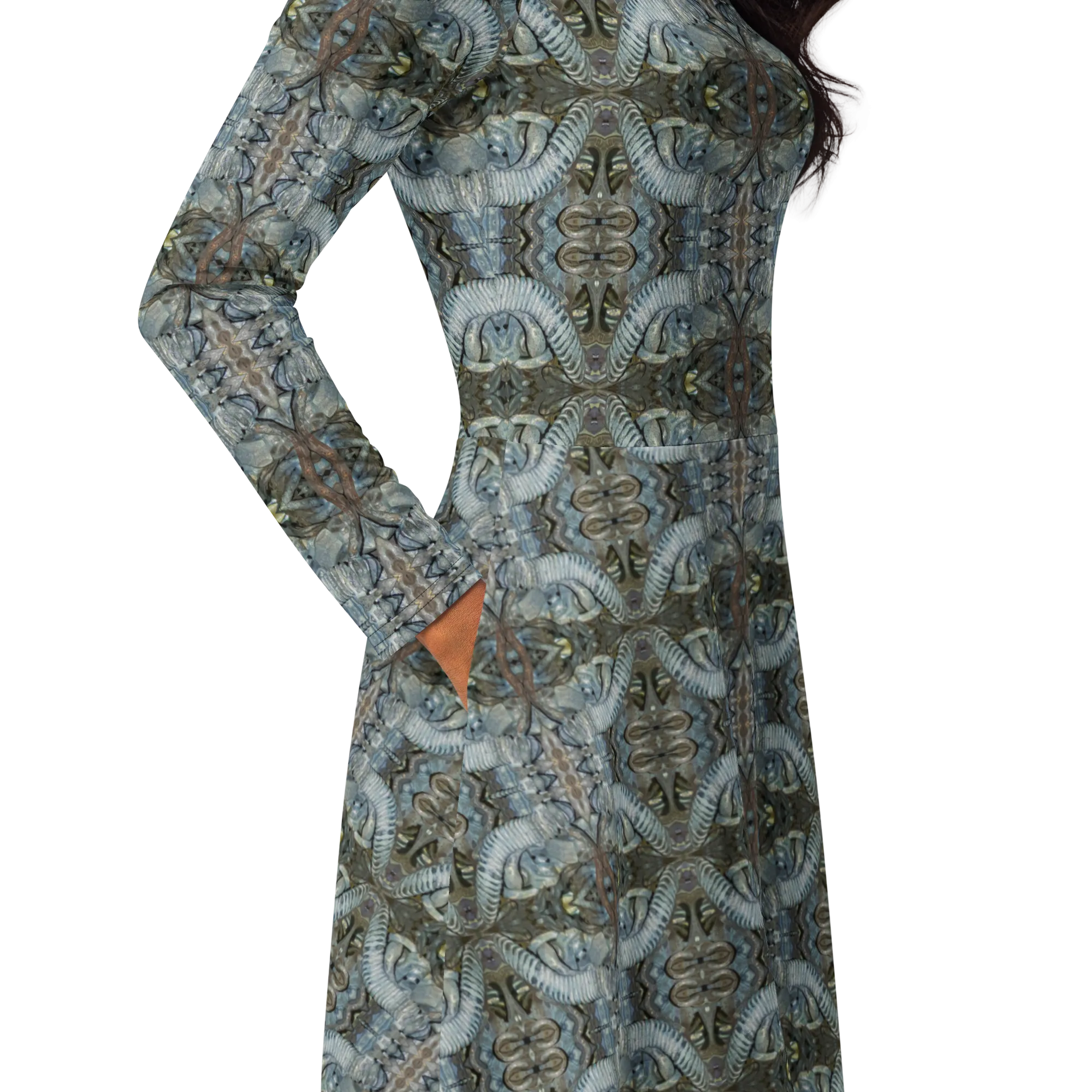 Long Sleeve Midi Dress (Her/Muliebris)(Pure Candy RJSTH@Alchemic) RJSTHS2022 RJS