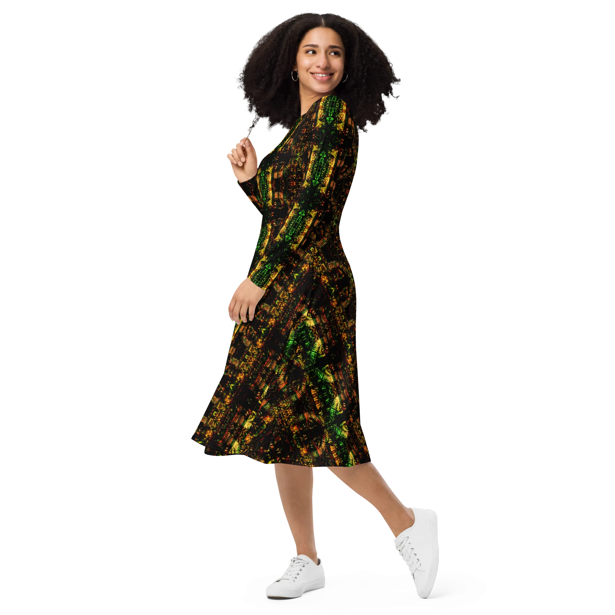 Long Sleeve Midi Dress (Her/Muliebris)(Pure Candy RJSTH@Alchemic) RJSTHS2022 RJS