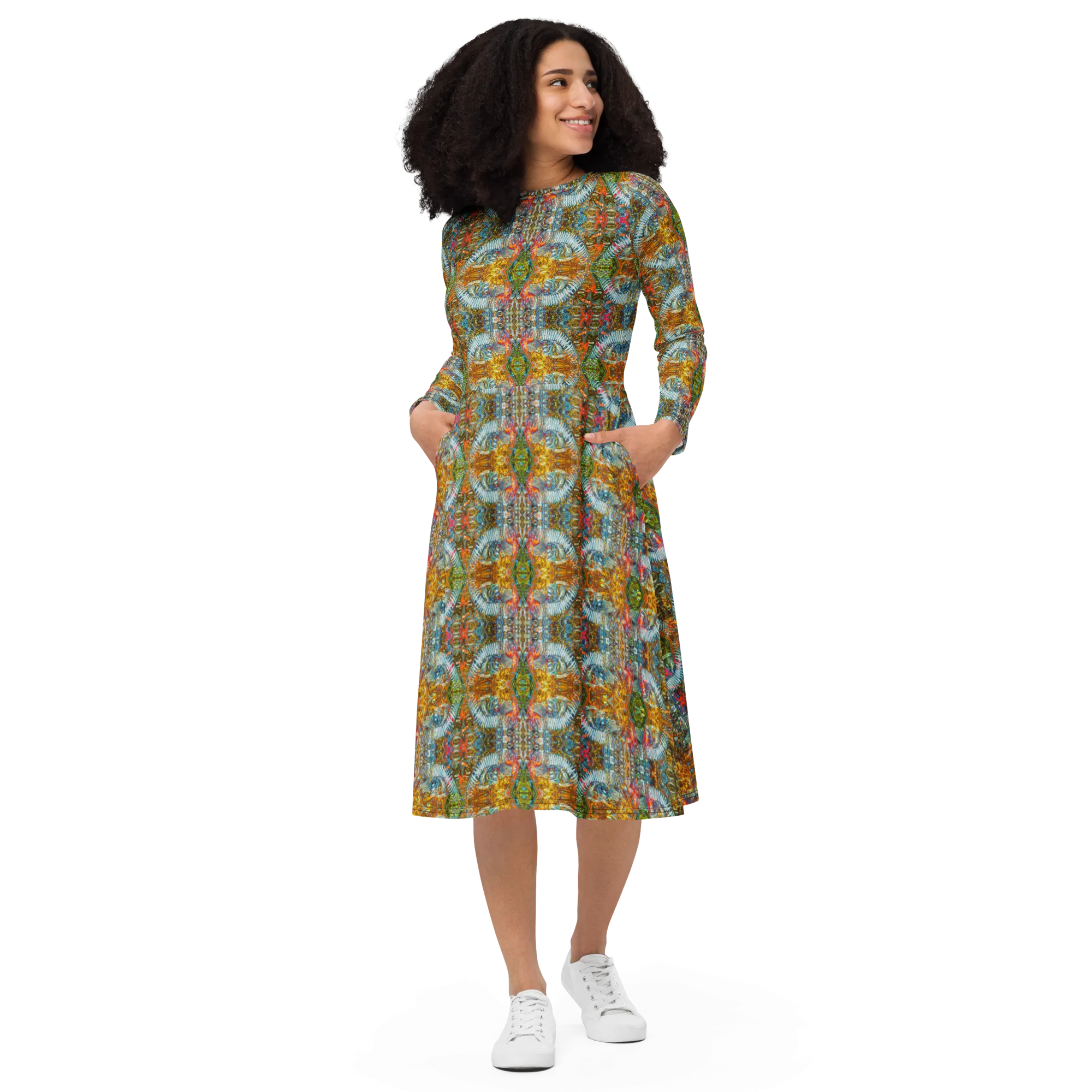Long Sleeve Midi Dress (Her/Muliebris)(Pure Candy RJSTH@Alchemic) RJSTHS2022 RJS
