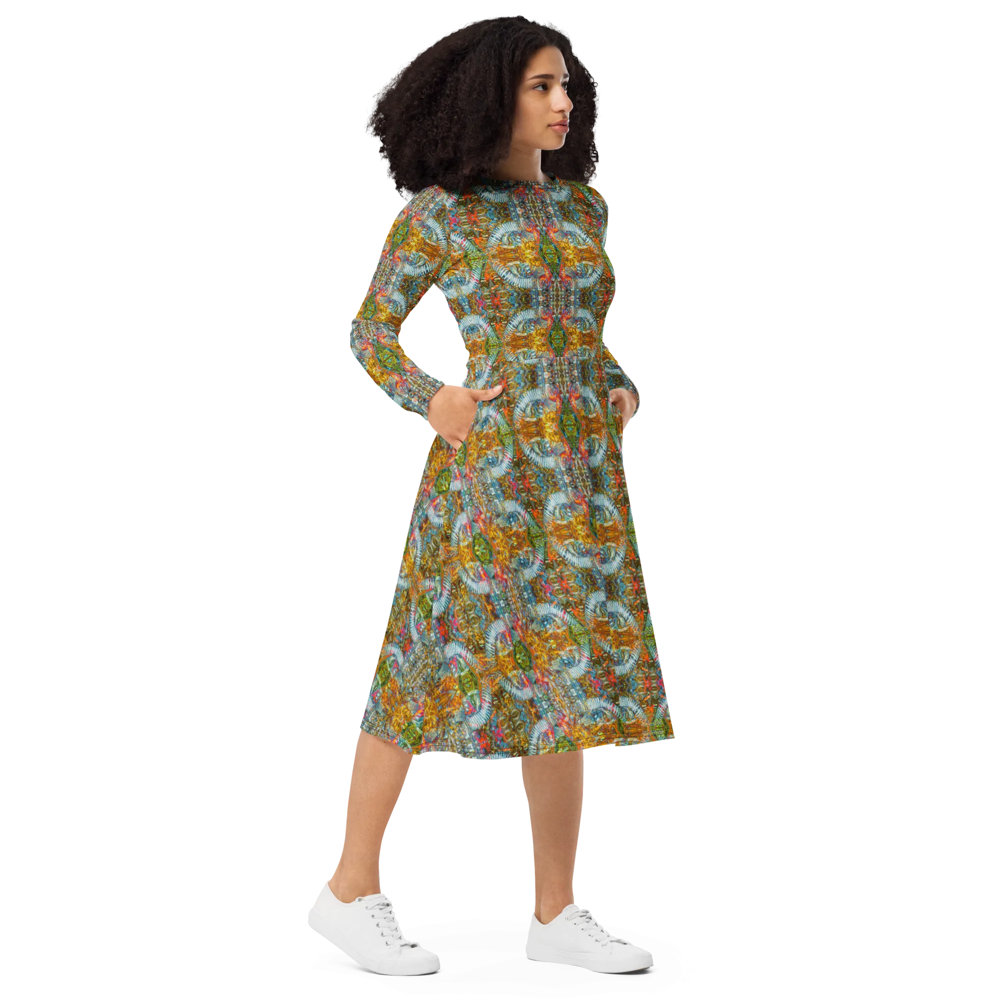 Long Sleeve Midi Dress (Her/Muliebris)(Pure Candy RJSTH@Alchemic) RJSTHS2022 RJS