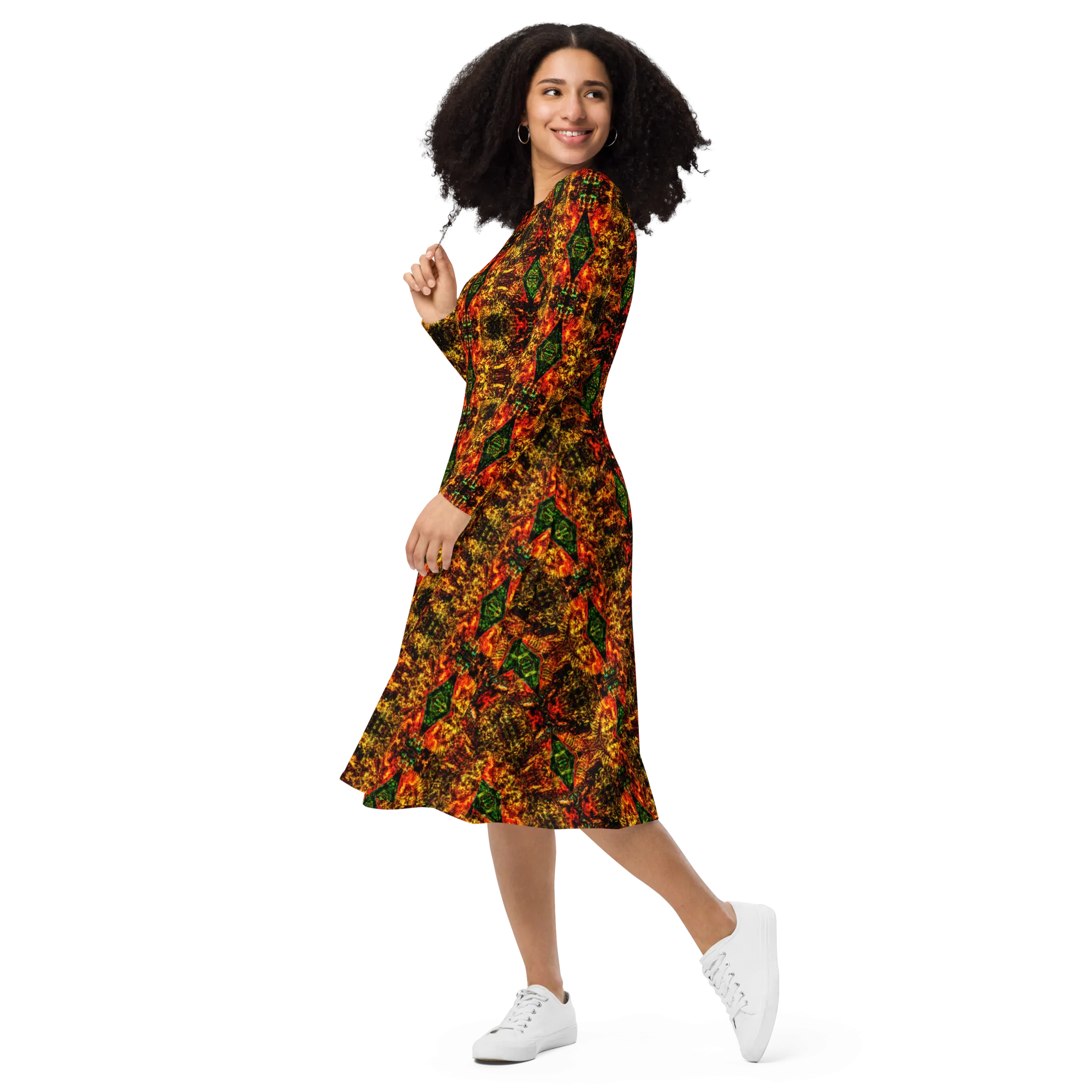Long Sleeve Midi Dress (Her/Muliebris)(Pure Candy RJSTH@Alchemic) RJSTHS2022 RJS