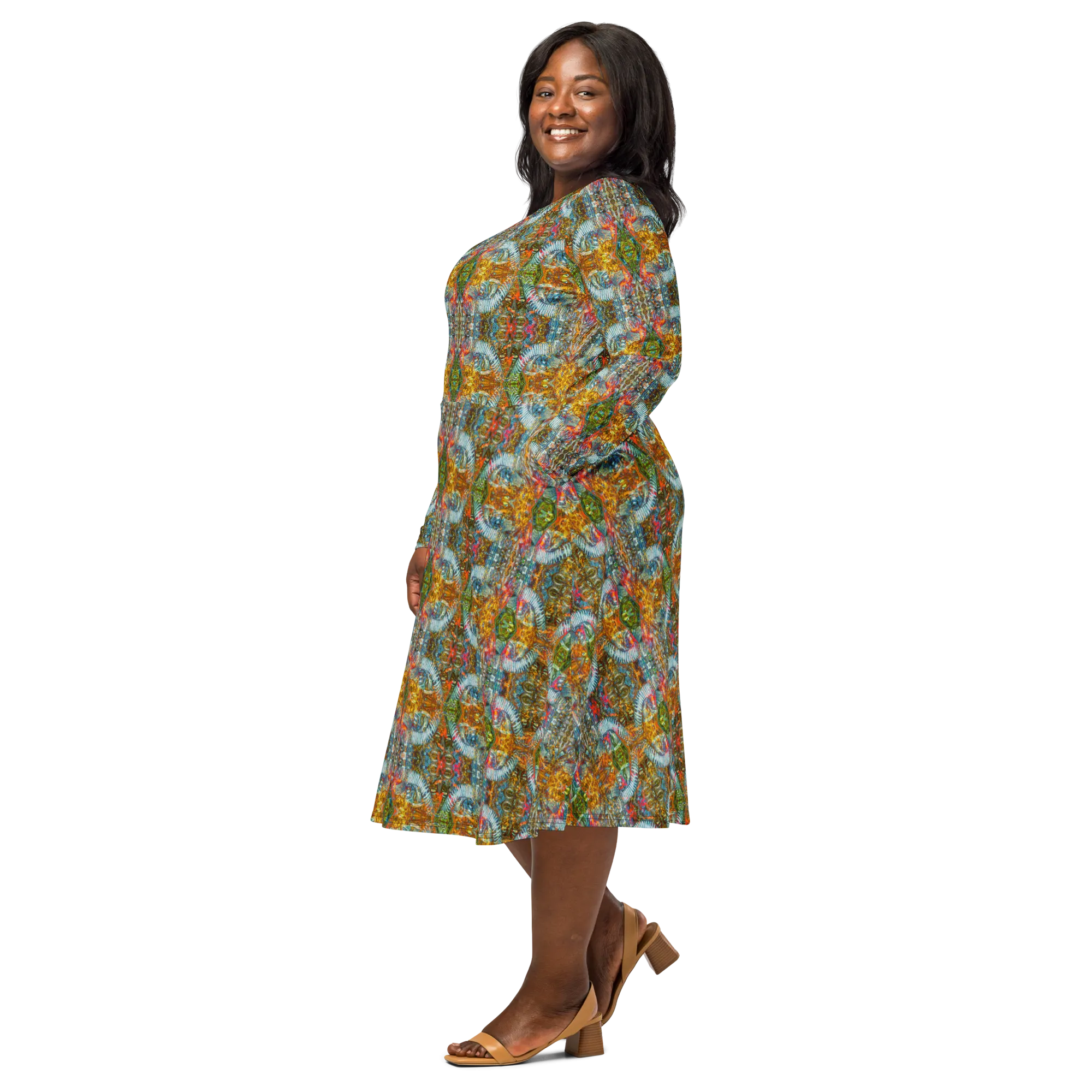 Long Sleeve Midi Dress (Her/Muliebris)(Pure Candy RJSTH@Alchemic) RJSTHS2022 RJS