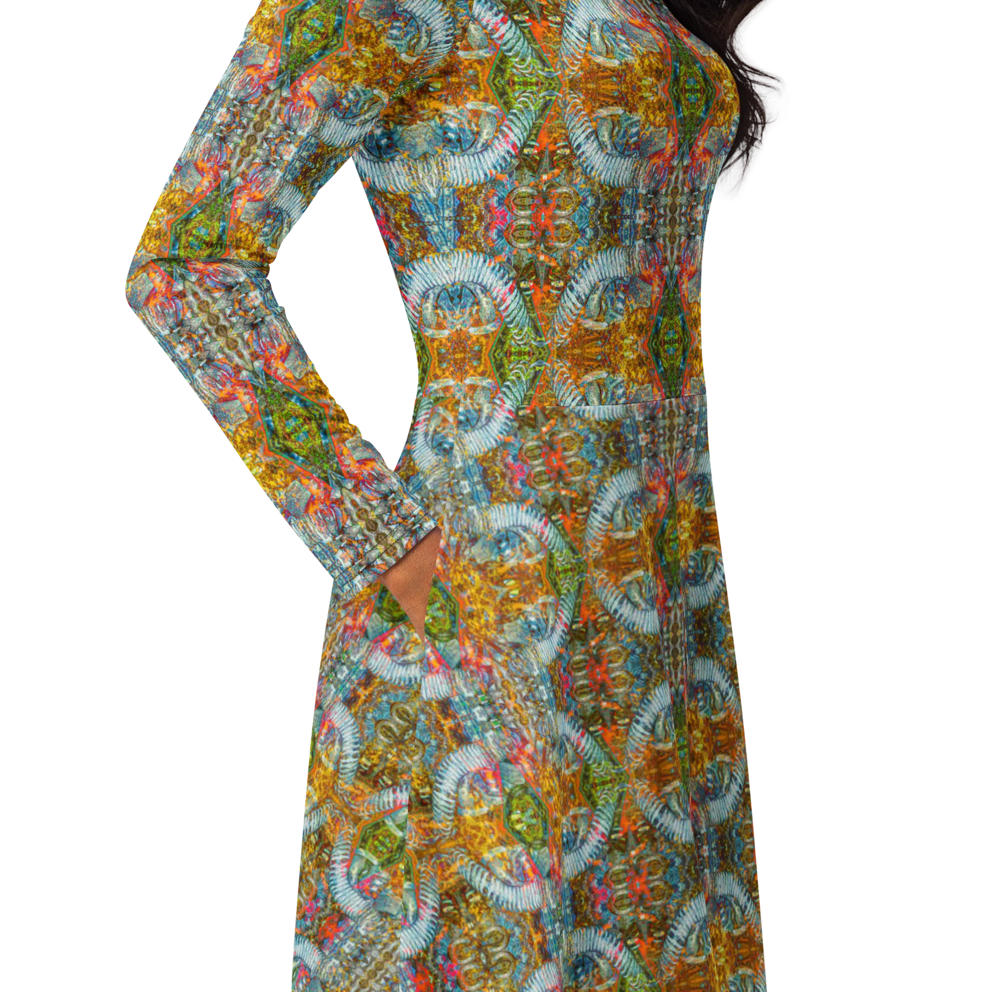 Long Sleeve Midi Dress (Her/Muliebris)(Pure Candy RJSTH@Alchemic) RJSTHS2022 RJS