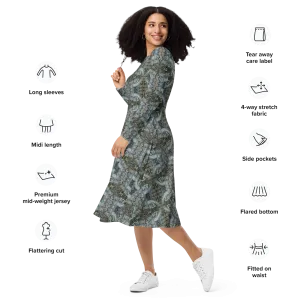 Long Sleeve Midi Dress (Her/Muliebris)(Pure Candy RJSTH@Alchemic) RJSTHS2022 RJS