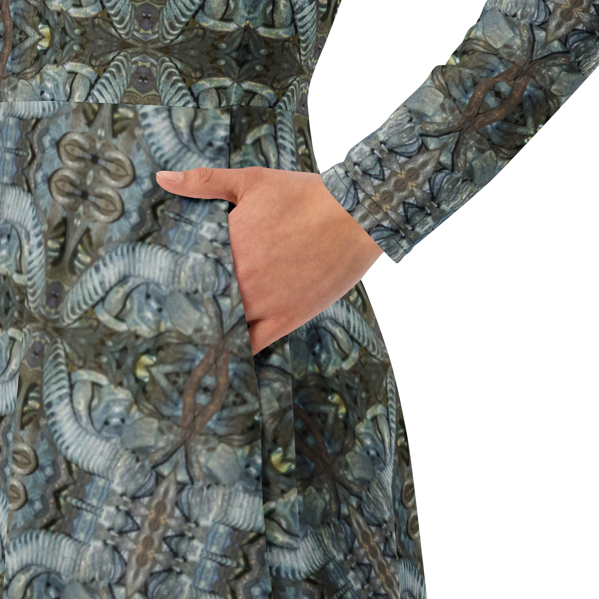 Long Sleeve Midi Dress (Her/Muliebris)(Pure Candy RJSTH@Alchemic) RJSTHS2022 RJS