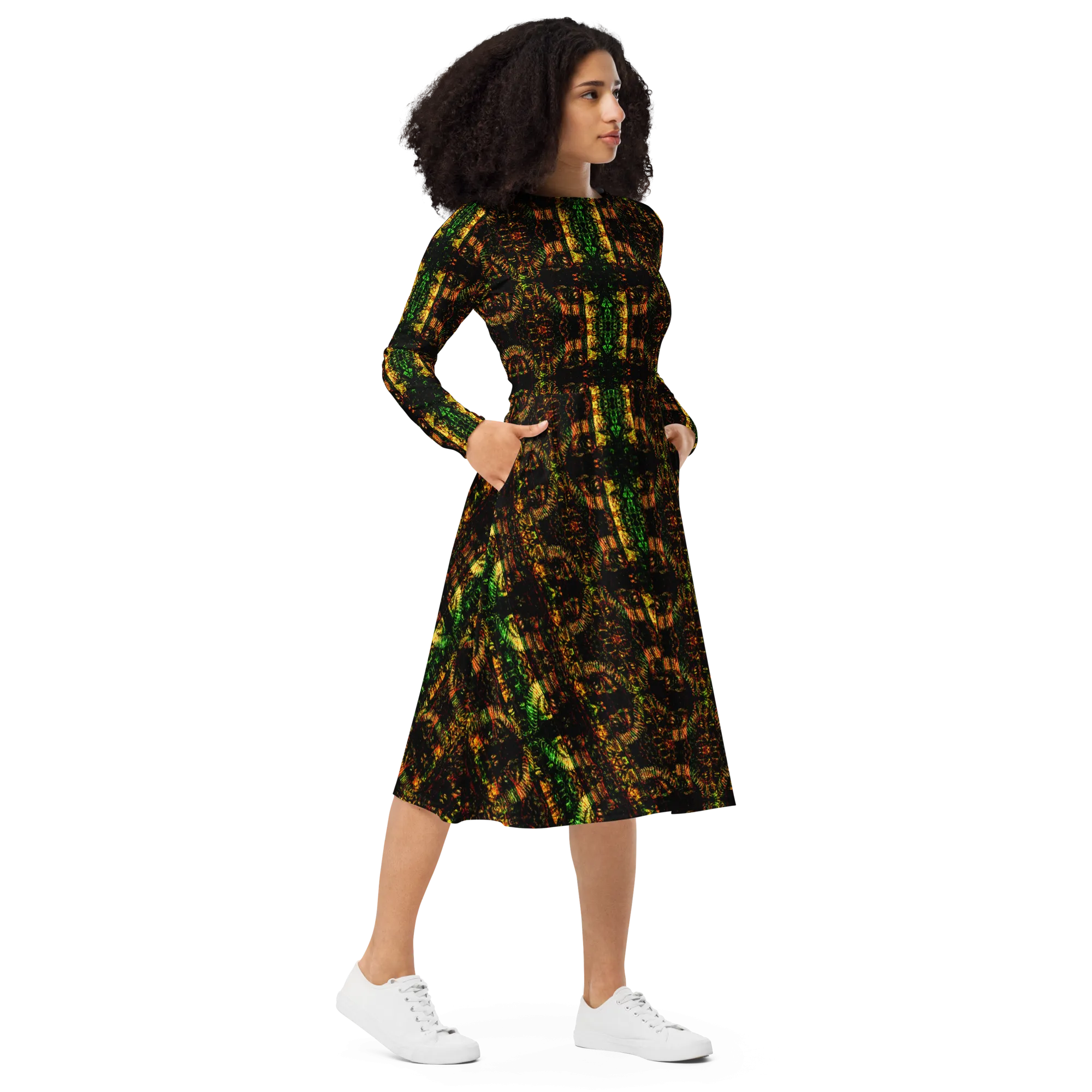Long Sleeve Midi Dress (Her/Muliebris)(Pure Candy RJSTH@Alchemic) RJSTHS2022 RJS