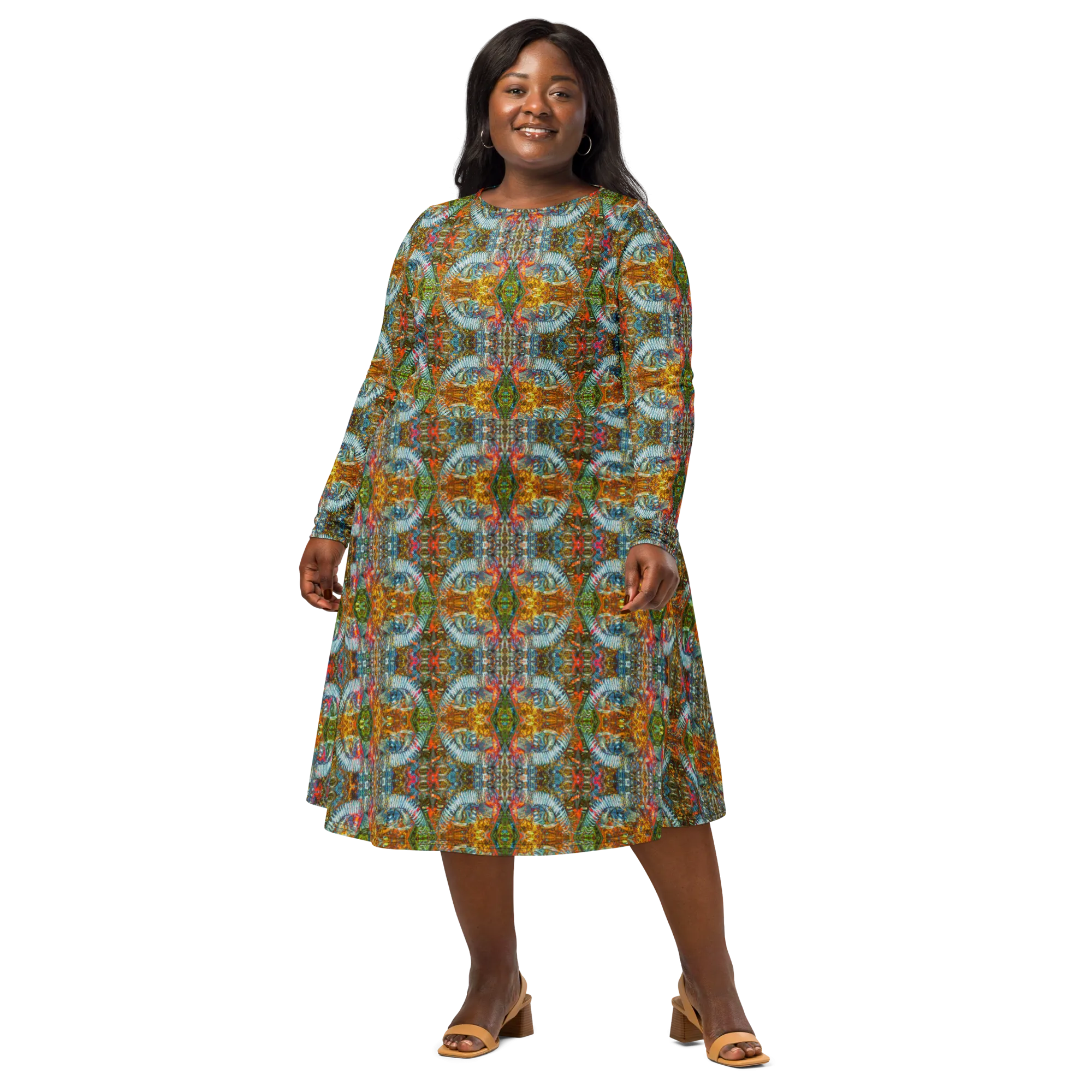 Long Sleeve Midi Dress (Her/Muliebris)(Pure Candy RJSTH@Alchemic) RJSTHS2022 RJS