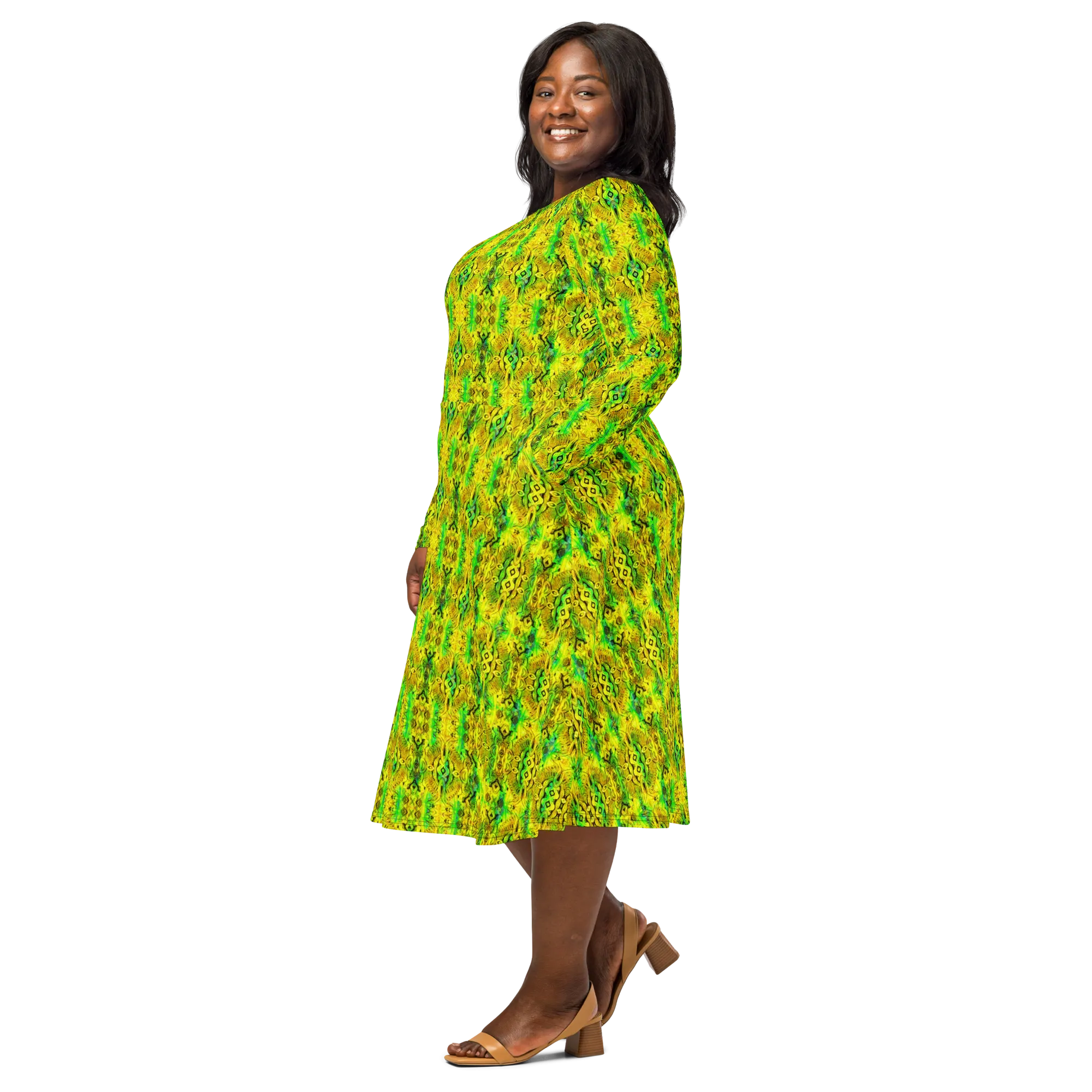 Long Sleeve Midi Dress (Her/Muliebris)(Pure Candy RJSTH@Alchemic) RJSTHS2022 RJS