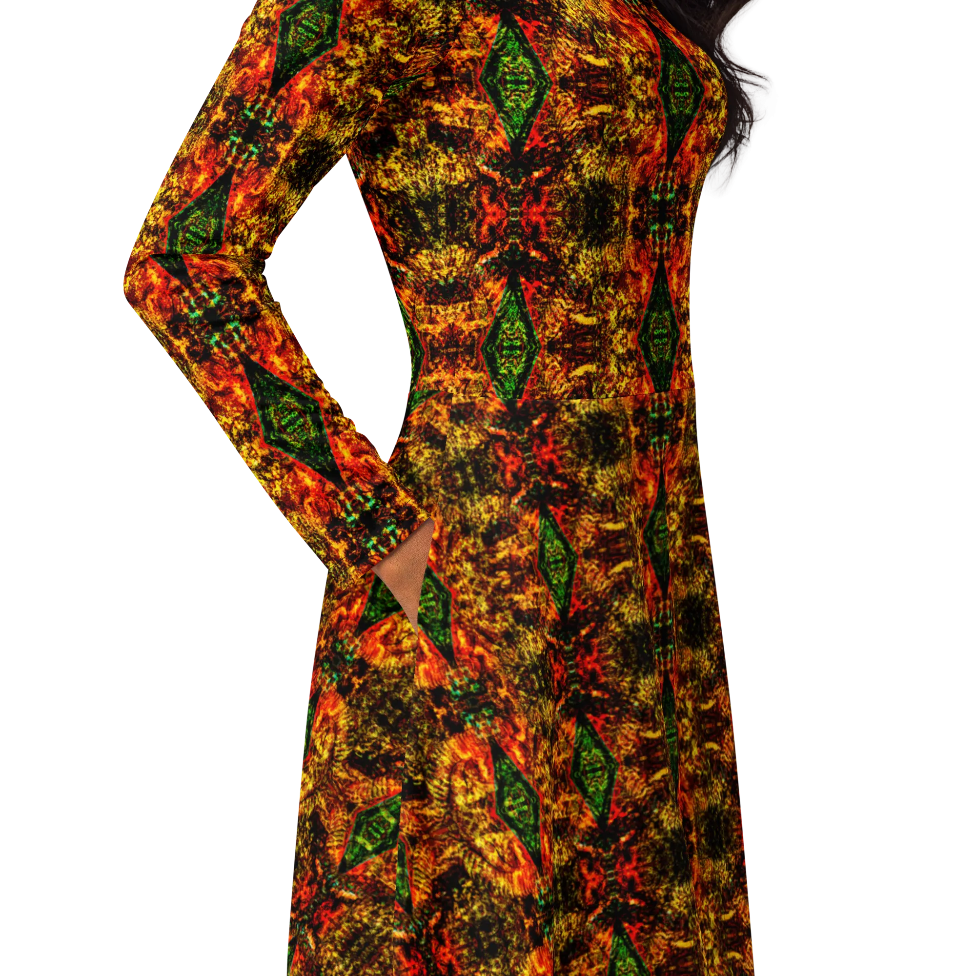 Long Sleeve Midi Dress (Her/Muliebris)(Pure Candy RJSTH@Alchemic) RJSTHS2022 RJS