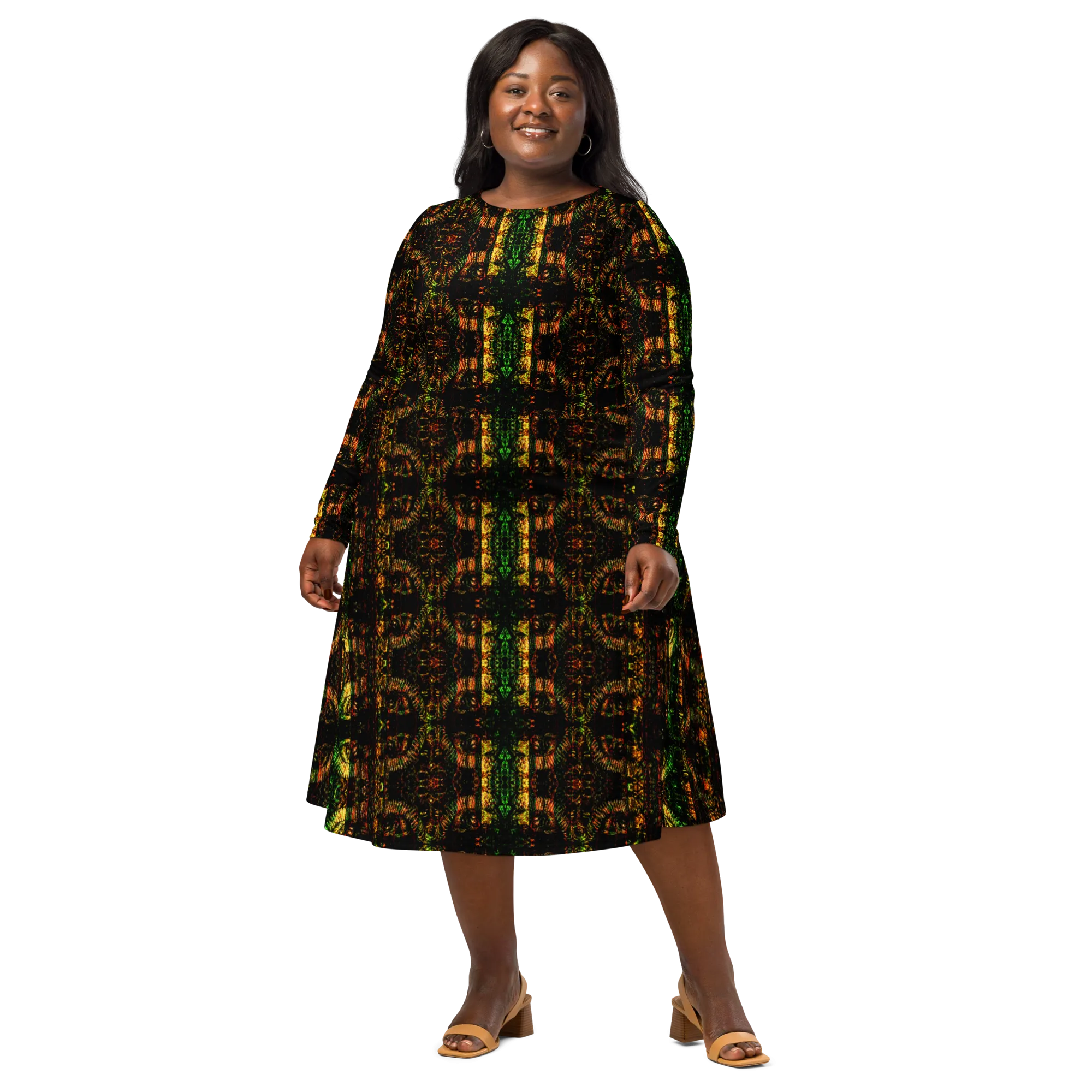 Long Sleeve Midi Dress (Her/Muliebris)(Pure Candy RJSTH@Alchemic) RJSTHS2022 RJS