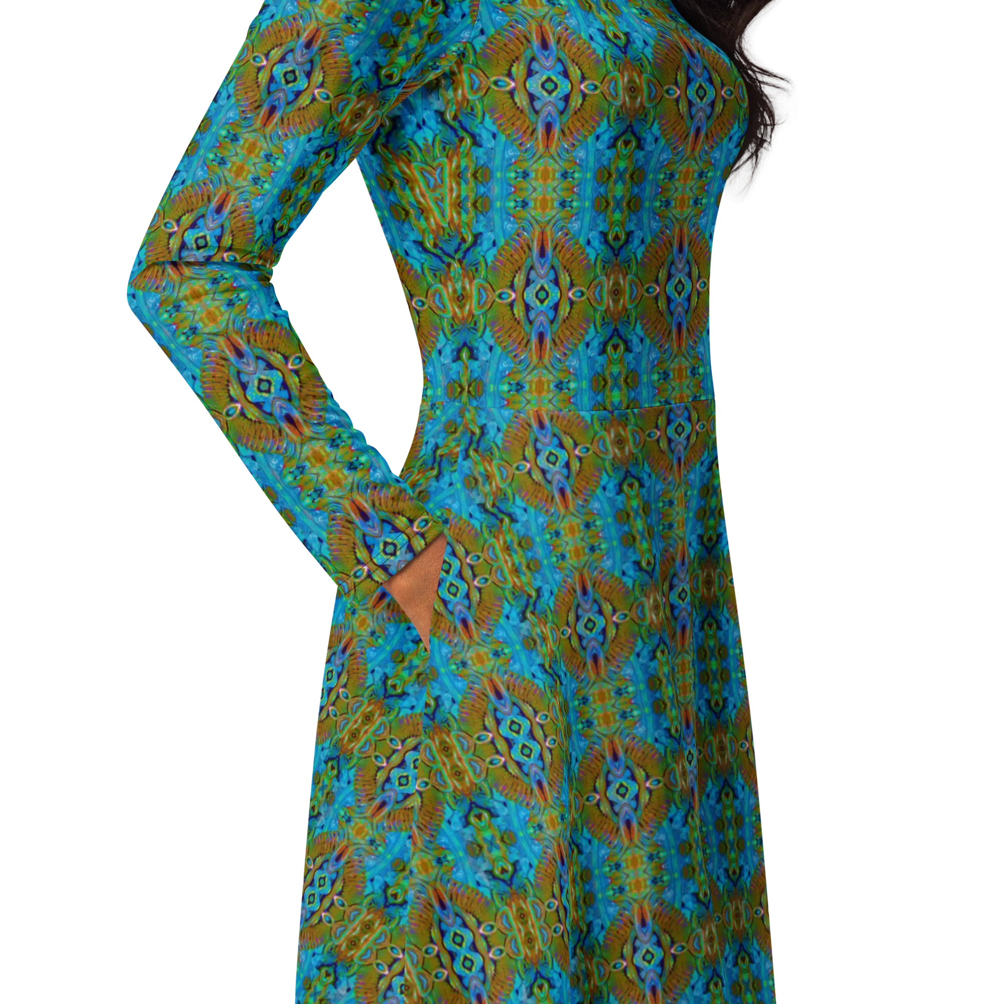 Long Sleeve Midi Dress (Her/Muliebris)(Pure Candy RJSTH@Alchemic) RJSTHS2022 RJS