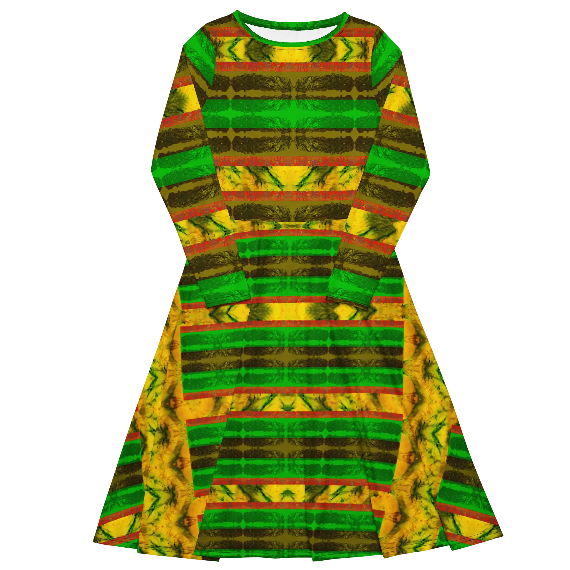 Long Sleeve Midi Dress (Her/Muliebris)(Rind#1 Rind Link) RJSTH@Fabric#1 RJSTHS2022 RJS