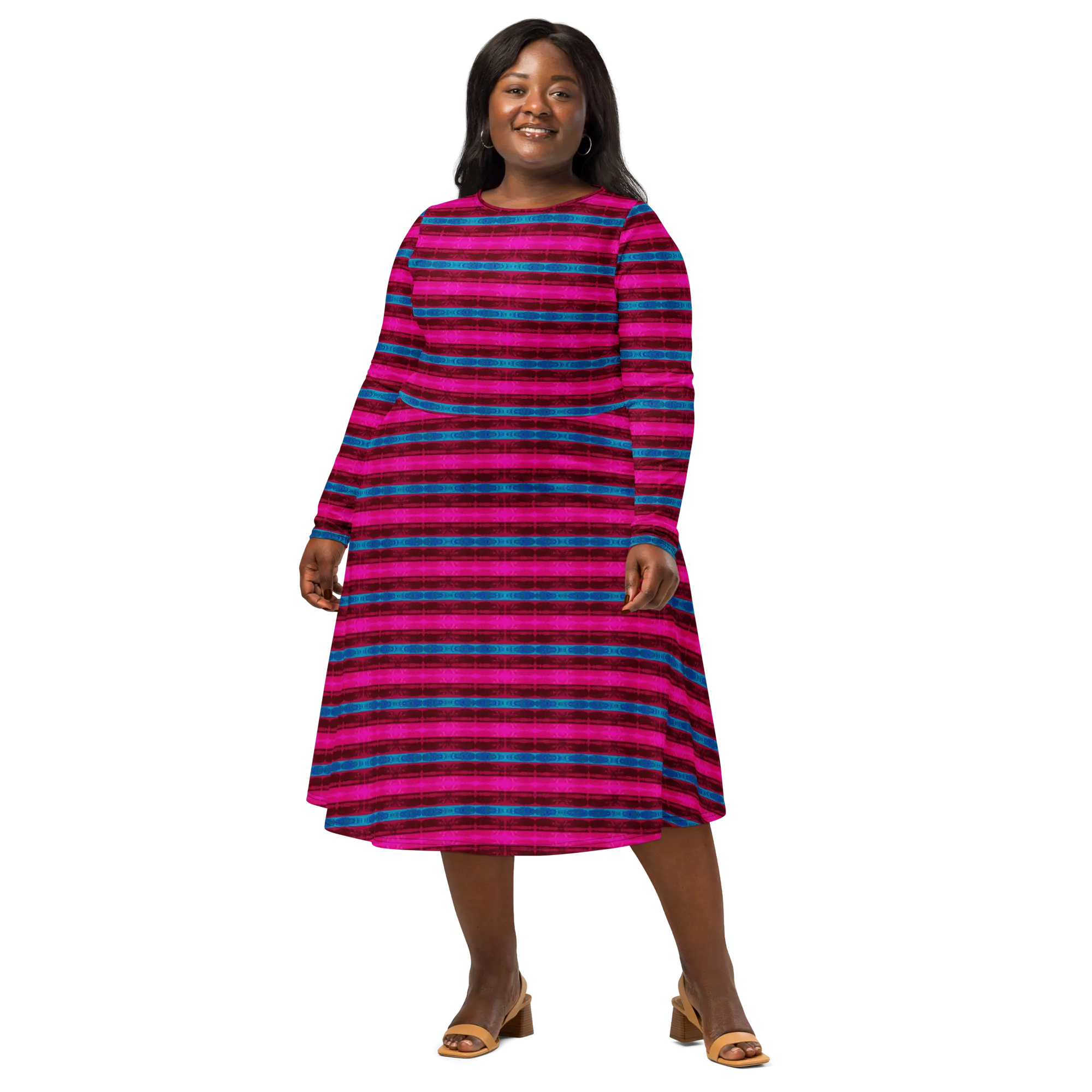 Long Sleeve Midi Dress (Her/Muliebris)(Rind#11 Rind Link) RJSTH@Fabric#11 RJTHS2022 RJS