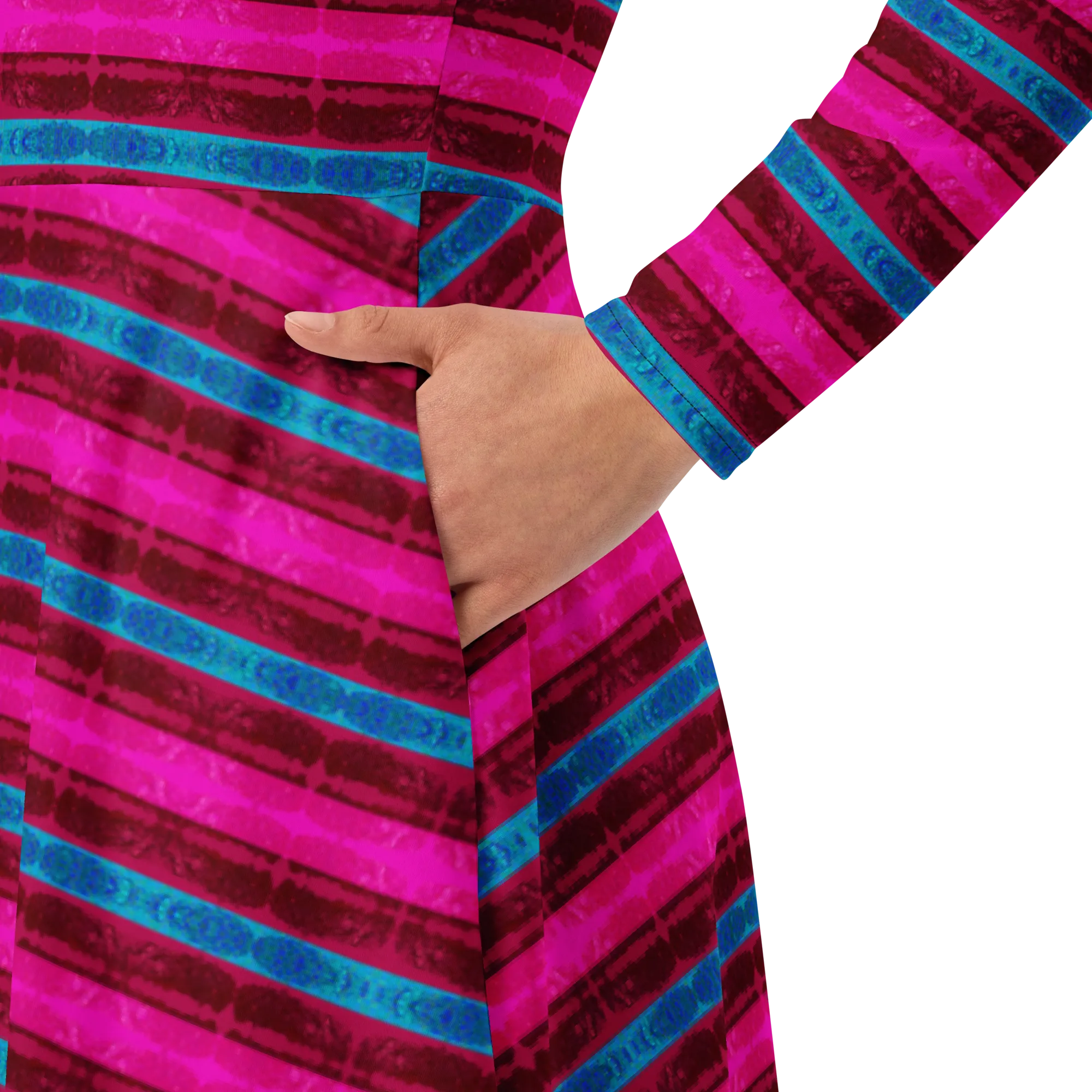 Long Sleeve Midi Dress (Her/Muliebris)(Rind#11 Rind Link) RJSTH@Fabric#11 RJTHS2022 RJS