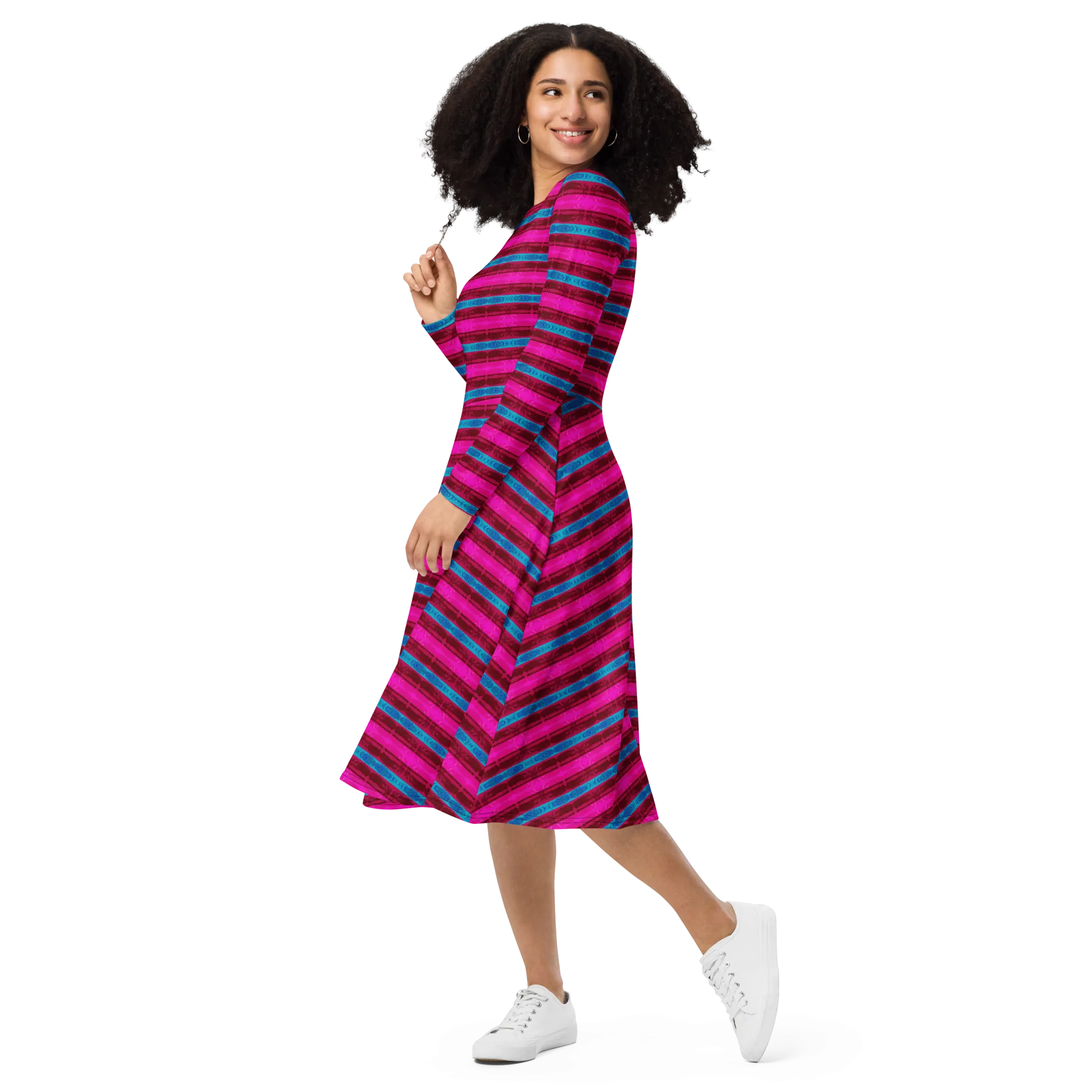 Long Sleeve Midi Dress (Her/Muliebris)(Rind#11 Rind Link) RJSTH@Fabric#11 RJTHS2022 RJS