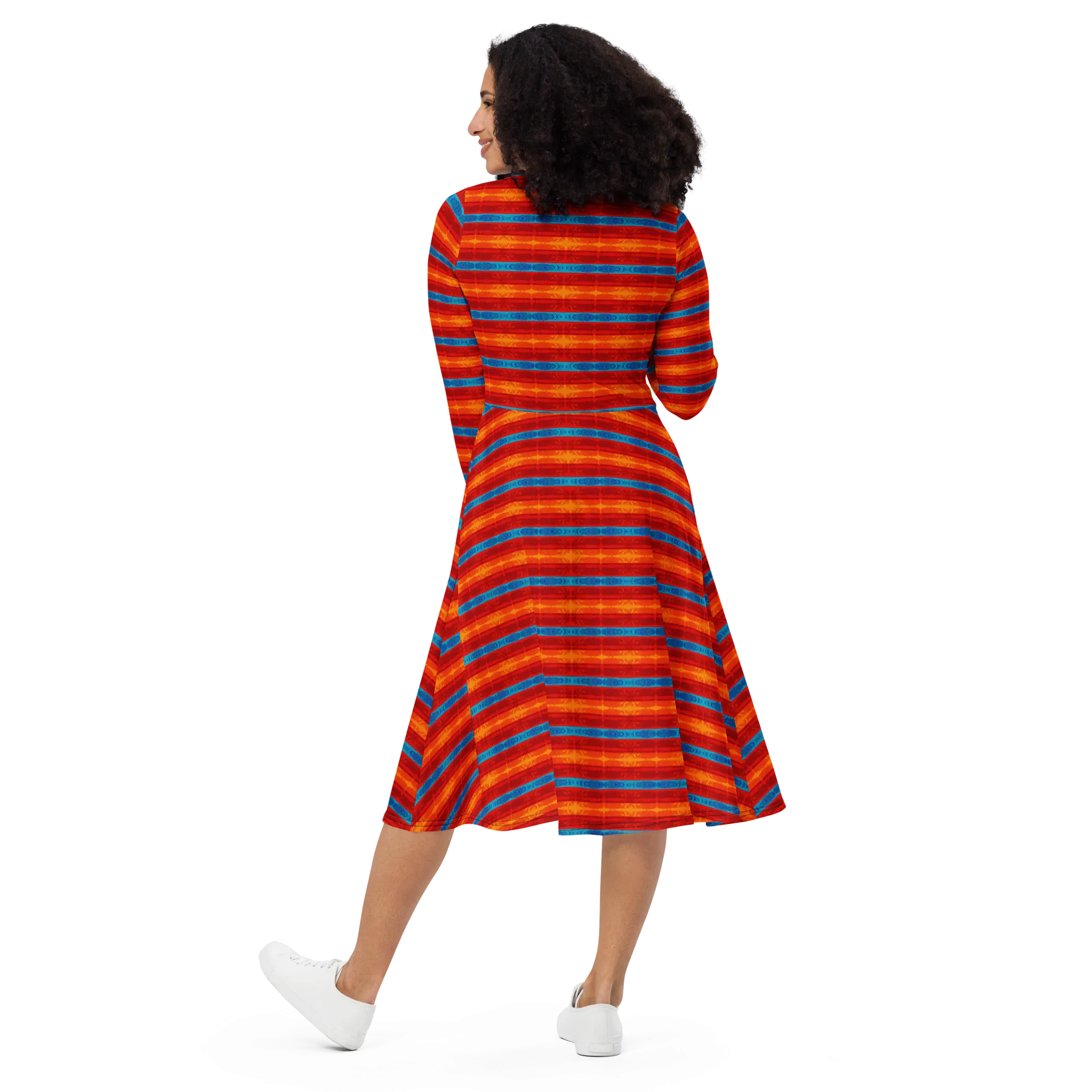 Long Sleeve Midi Dress (Her/Muliebris)(Rind#12 Rind Link) RJSTH@Fabric#12 RJTHS2022 RJS