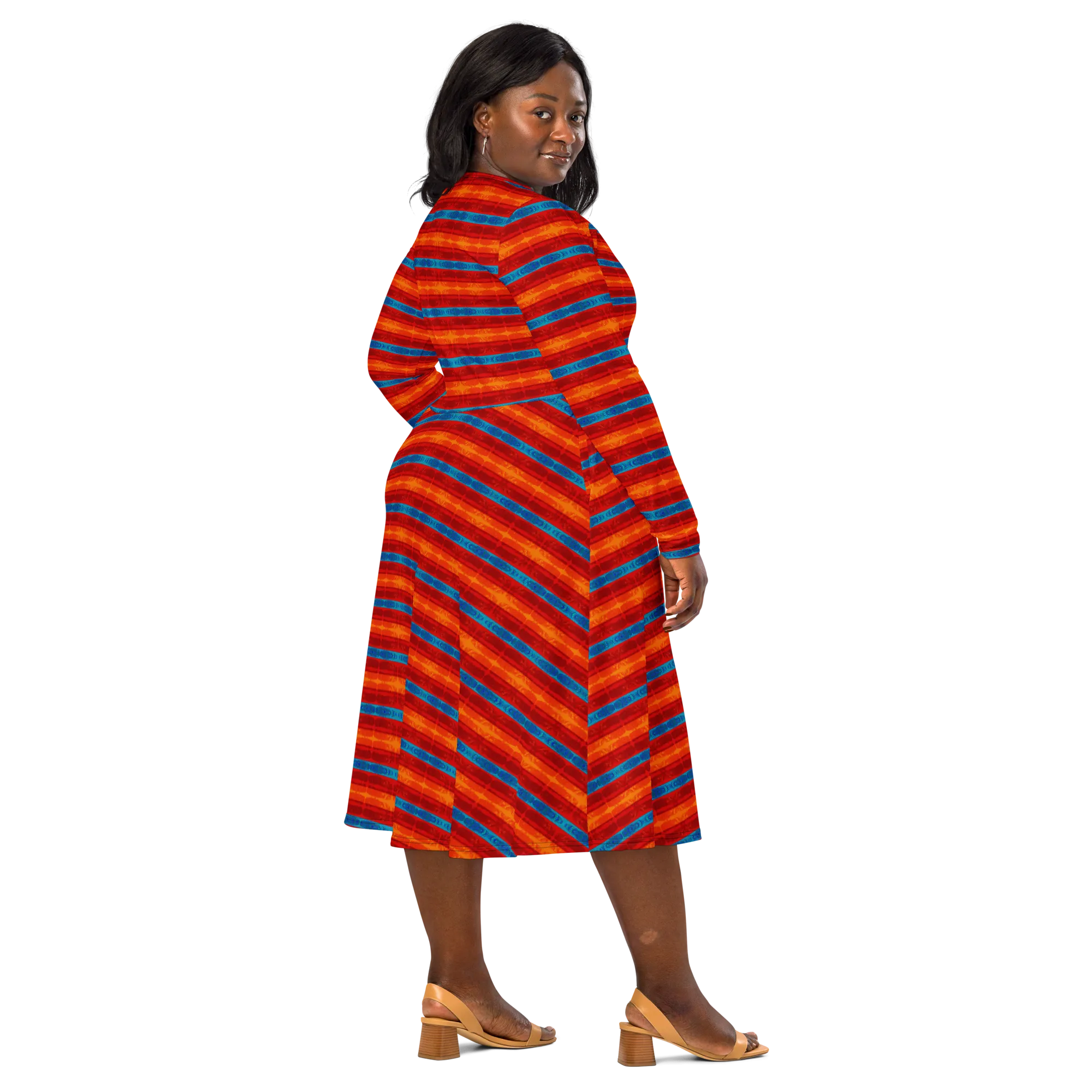 Long Sleeve Midi Dress (Her/Muliebris)(Rind#12 Rind Link) RJSTH@Fabric#12 RJTHS2022 RJS