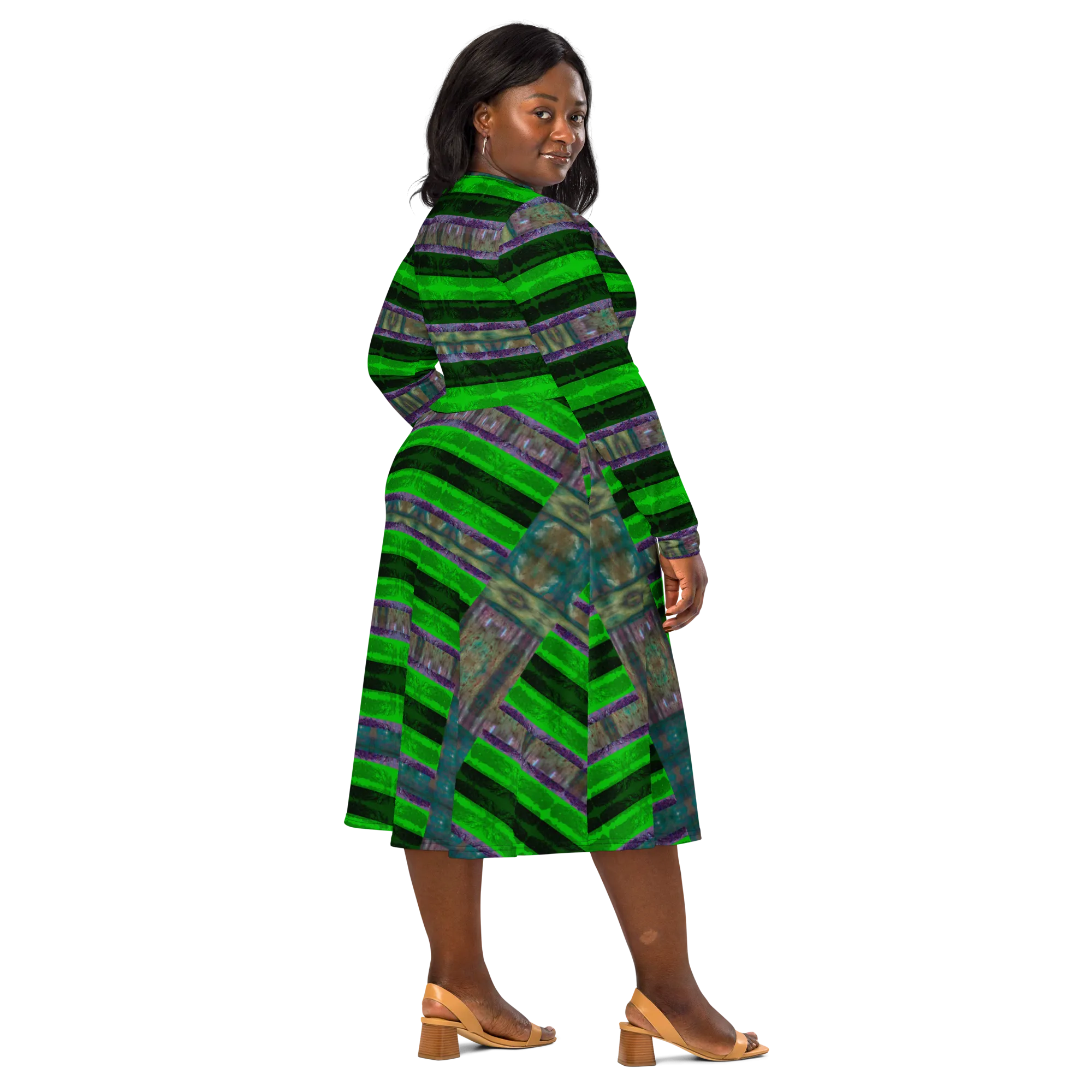 Long Sleeve Midi Dress (Her/Muliebris)(Rind#4 Rind Link) RJSTH@Fabric#4 RJSTHS2022 RJS