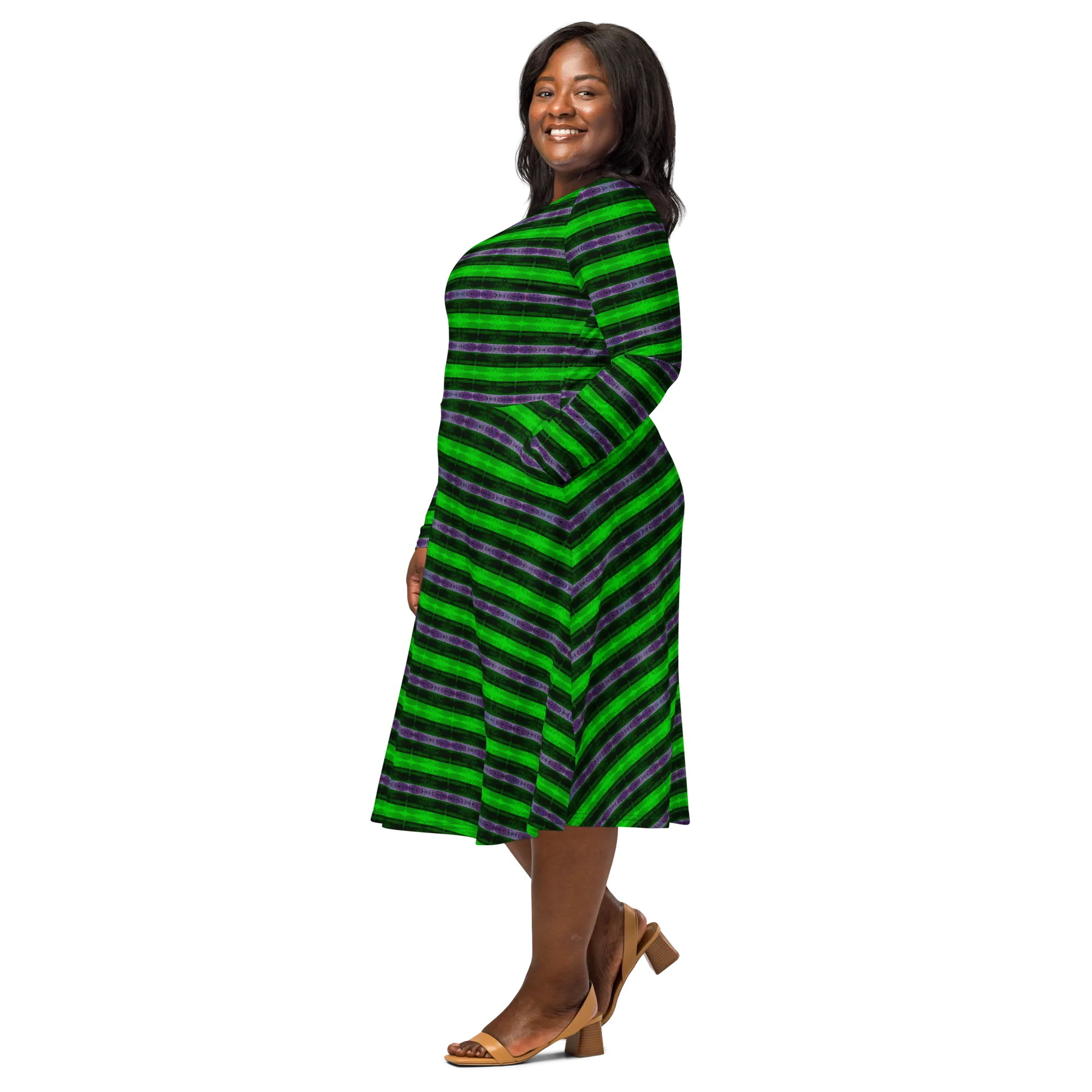 Long Sleeve Midi Dress (Her/Muliebris)(Rind#4 Rind Link) RJSTH@Fabric#4 RJTHS2022 RJS