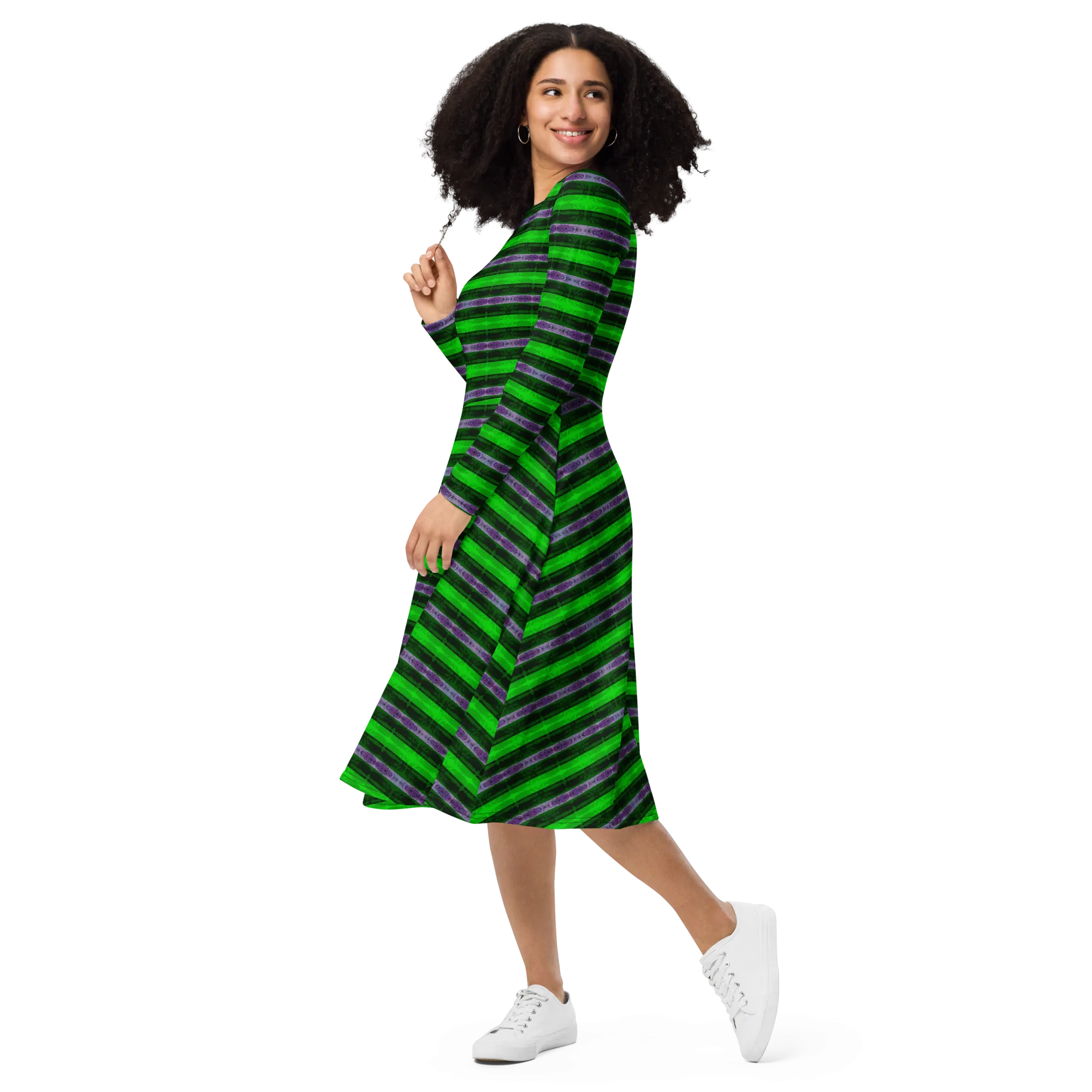 Long Sleeve Midi Dress (Her/Muliebris)(Rind#4 Rind Link) RJSTH@Fabric#4 RJTHS2022 RJS