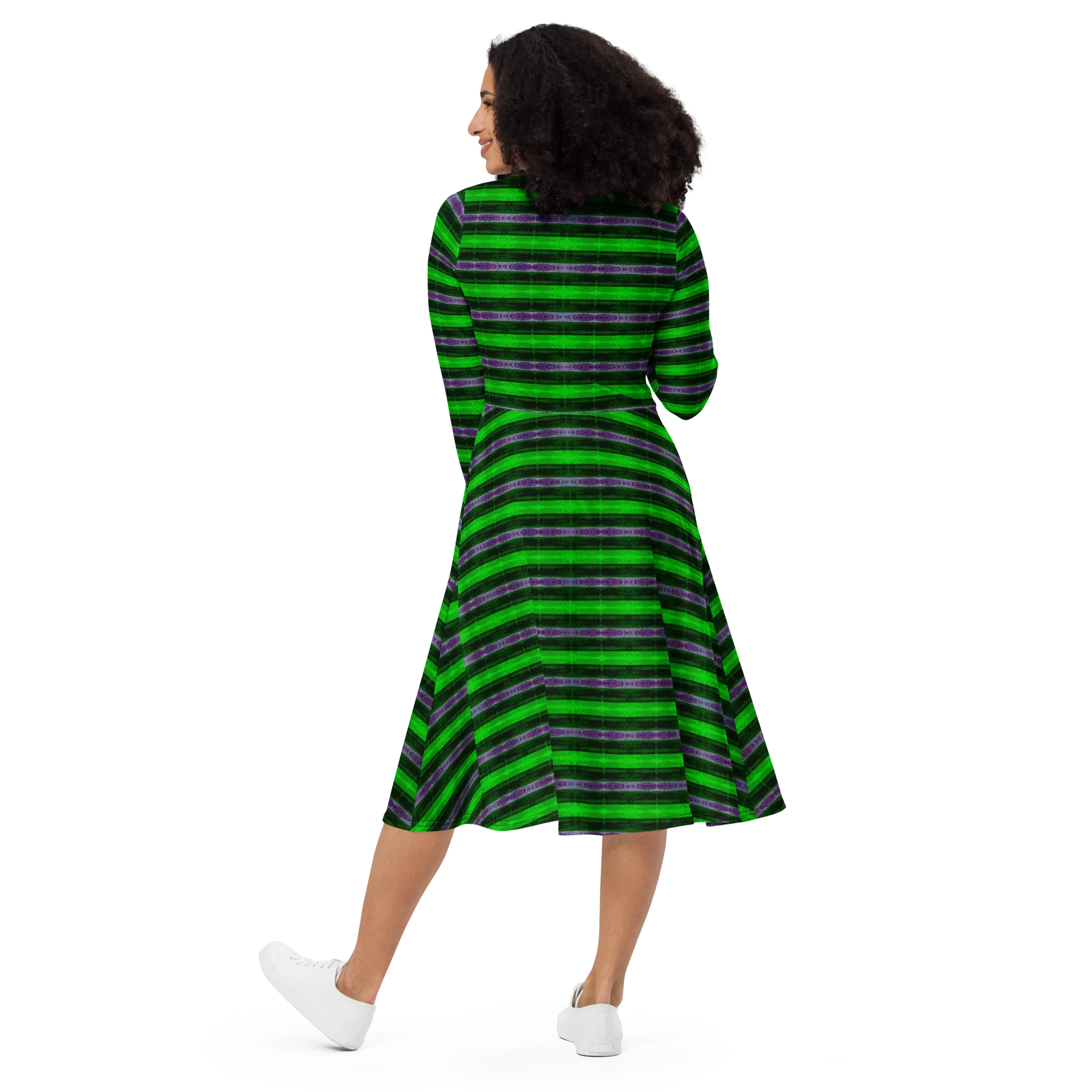 Long Sleeve Midi Dress (Her/Muliebris)(Rind#4 Rind Link) RJSTH@Fabric#4 RJTHS2022 RJS