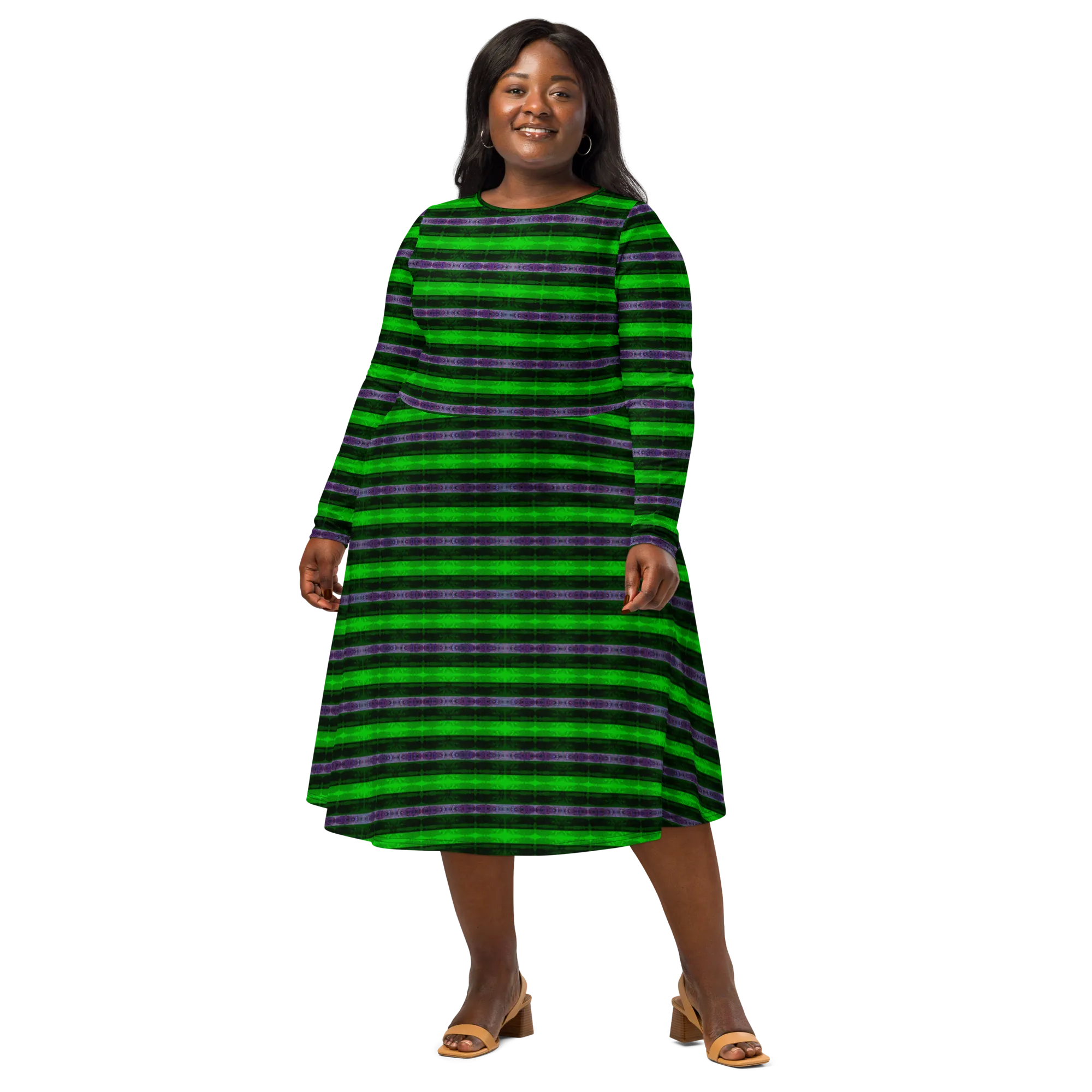 Long Sleeve Midi Dress (Her/Muliebris)(Rind#4 Rind Link) RJSTH@Fabric#4 RJTHS2022 RJS