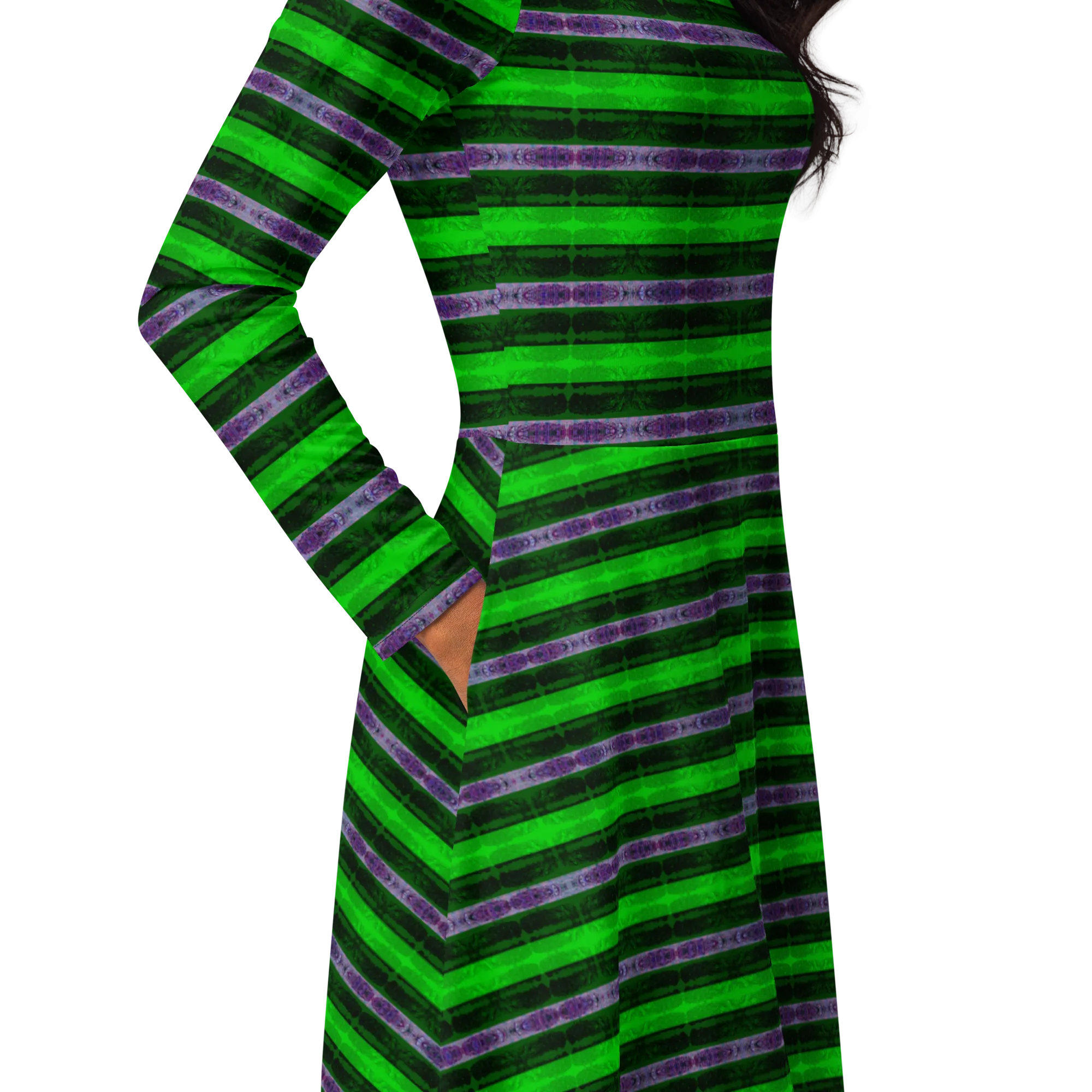Long Sleeve Midi Dress (Her/Muliebris)(Rind#4 Rind Link) RJSTH@Fabric#4 RJTHS2022 RJS