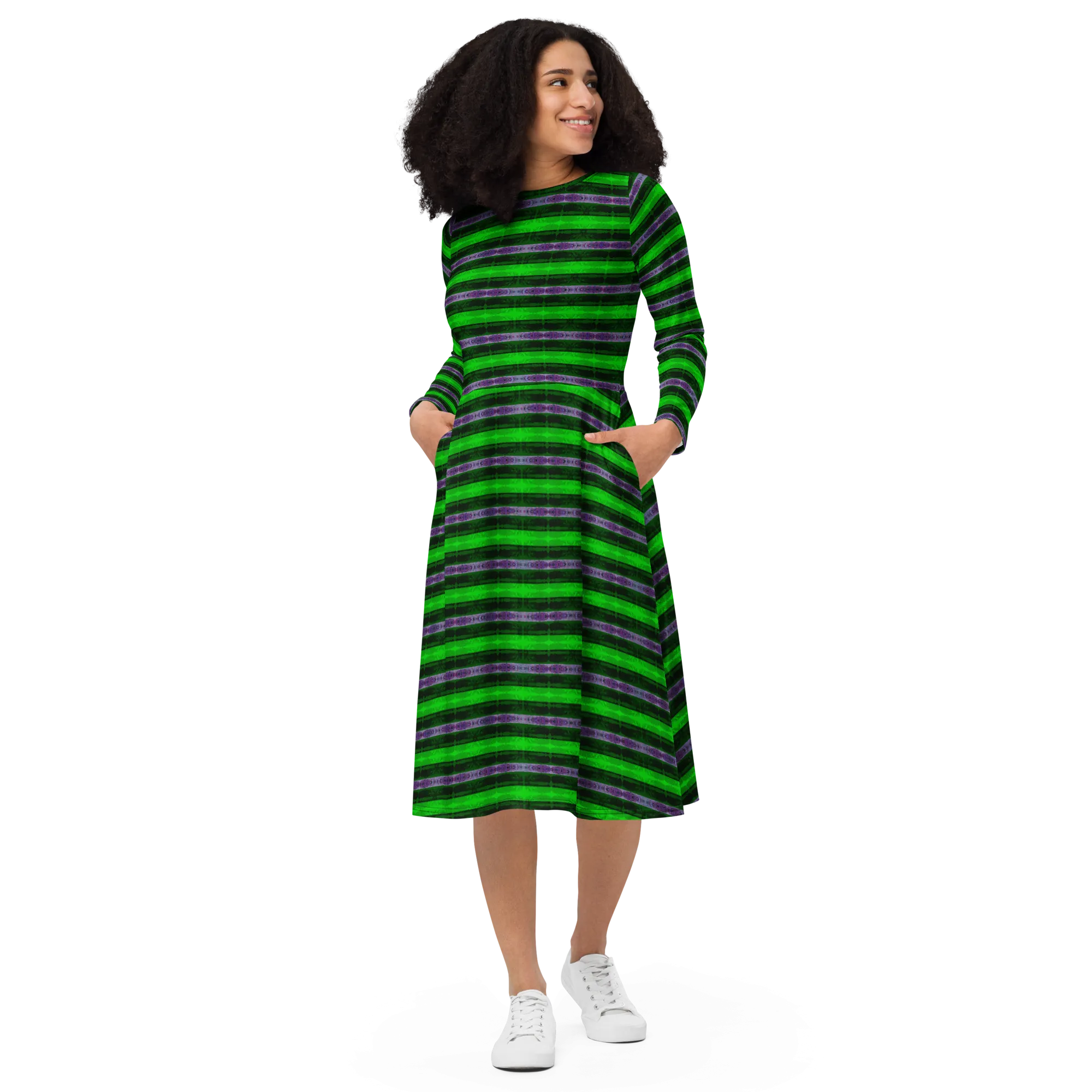 Long Sleeve Midi Dress (Her/Muliebris)(Rind#4 Rind Link) RJSTH@Fabric#4 RJTHS2022 RJS