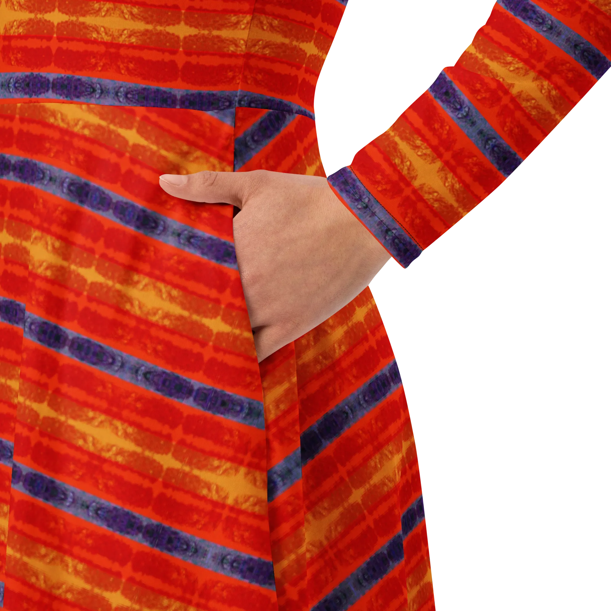 Long Sleeve Midi Dress (Her/Muliebris)(Rind#6 Rind Link) RJSTH@Fabric#6 RJTHS2022 RJS