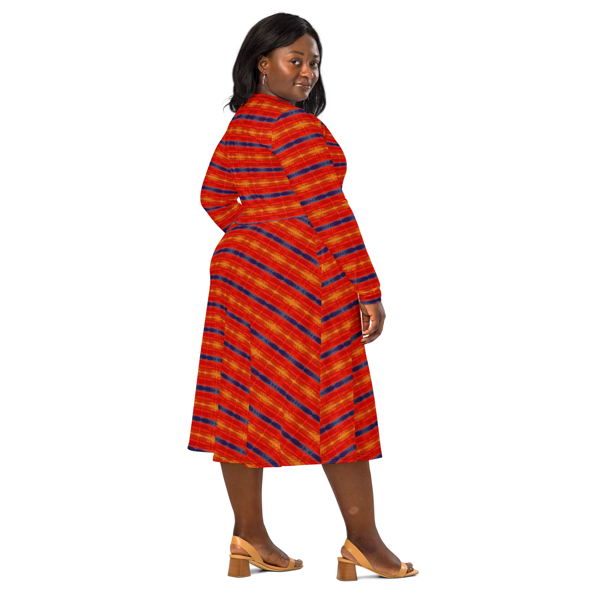 Long Sleeve Midi Dress (Her/Muliebris)(Rind#6 Rind Link) RJSTH@Fabric#6 RJTHS2022 RJS