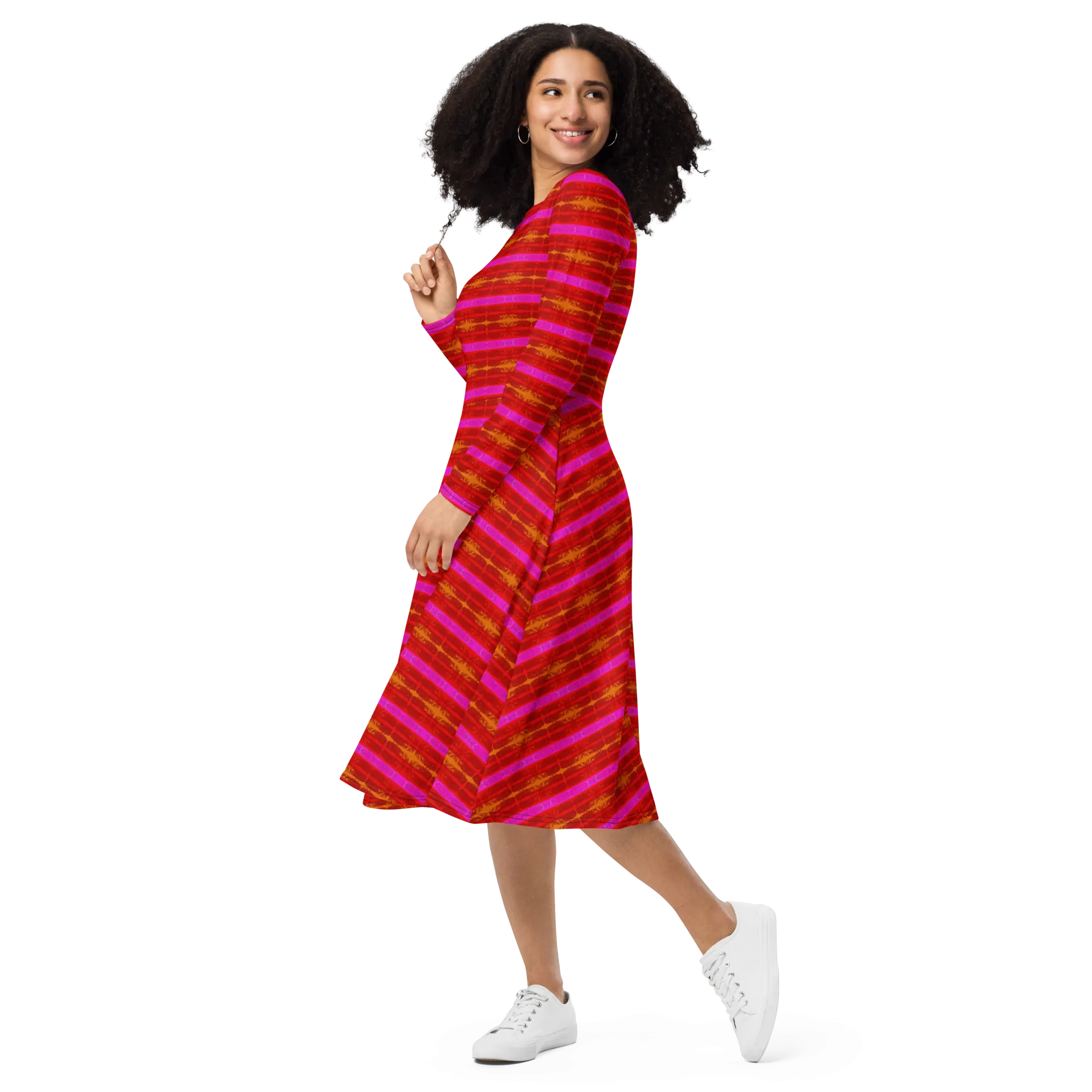 Long Sleeve Midi Dress (Her/Muliebris)(Rind#7 Rind Link) RJSTH@Fabric#7 RJTHS2022 RJS