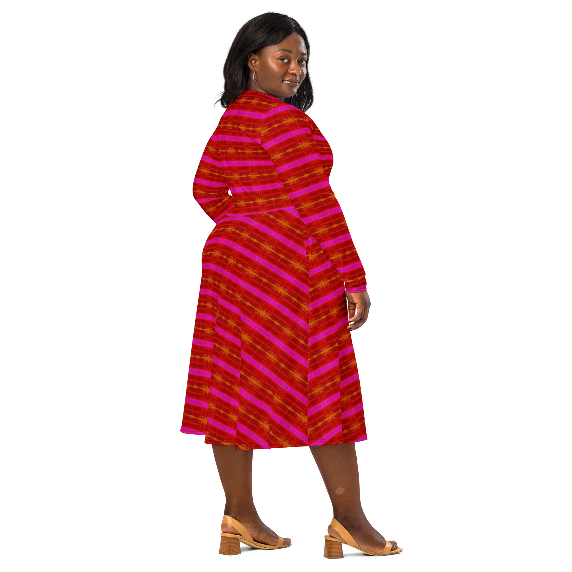 Long Sleeve Midi Dress (Her/Muliebris)(Rind#7 Rind Link) RJSTH@Fabric#7 RJTHS2022 RJS