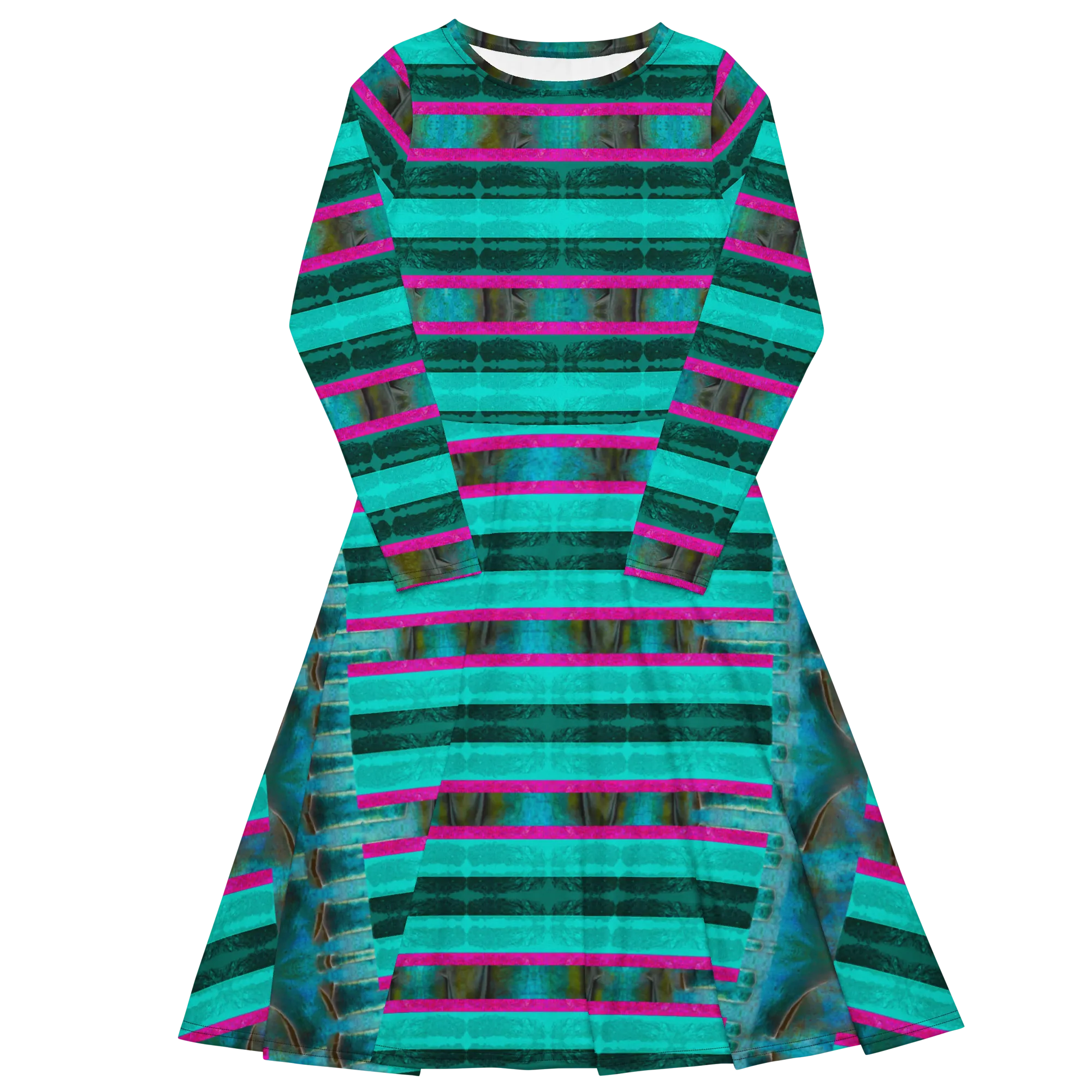 Long Sleeve Midi Dress (Her/Muliebris)(Rind#8 Rind Link) RJSTH@Fabric#8 RJSTHS2022 RJS