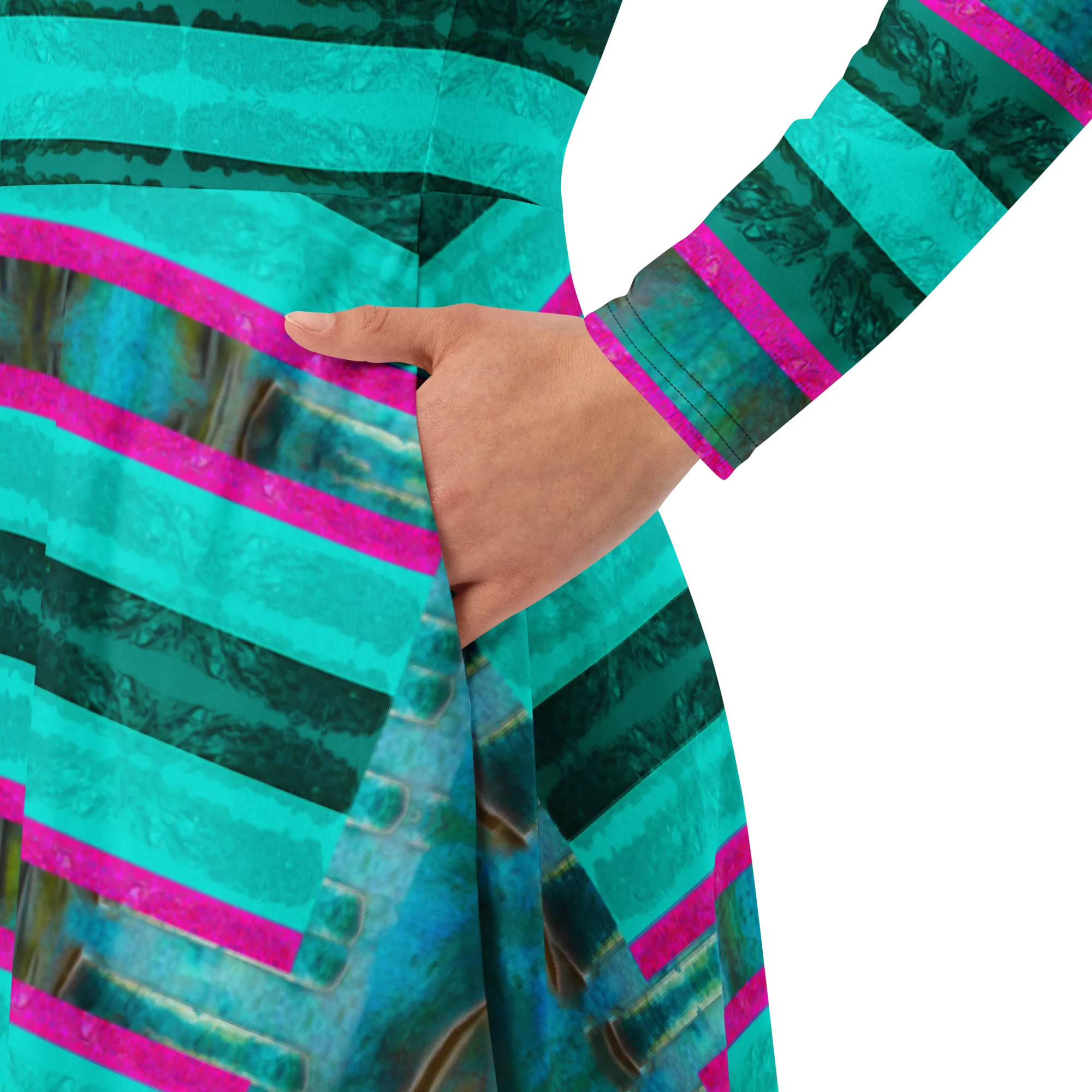 Long Sleeve Midi Dress (Her/Muliebris)(Rind#8 Rind Link) RJSTH@Fabric#8 RJSTHS2022 RJS