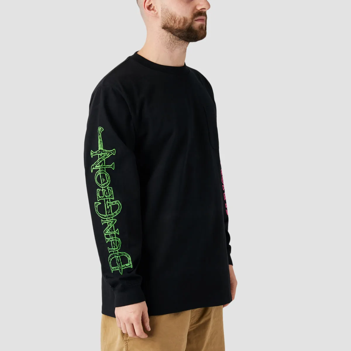 Lovenskate X Dungeon By French Longsleeve T-Shirt Black