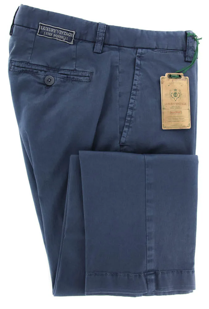 Luigi Borrelli Navy Blue Pants - 36 US / 52 EU