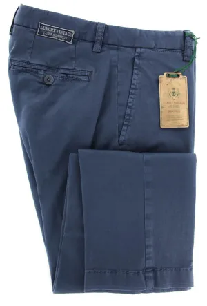 Luigi Borrelli Navy Blue Pants - 36 US / 52 EU