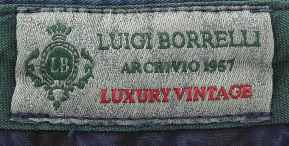 Luigi Borrelli Navy Blue Pants - 36 US / 52 EU