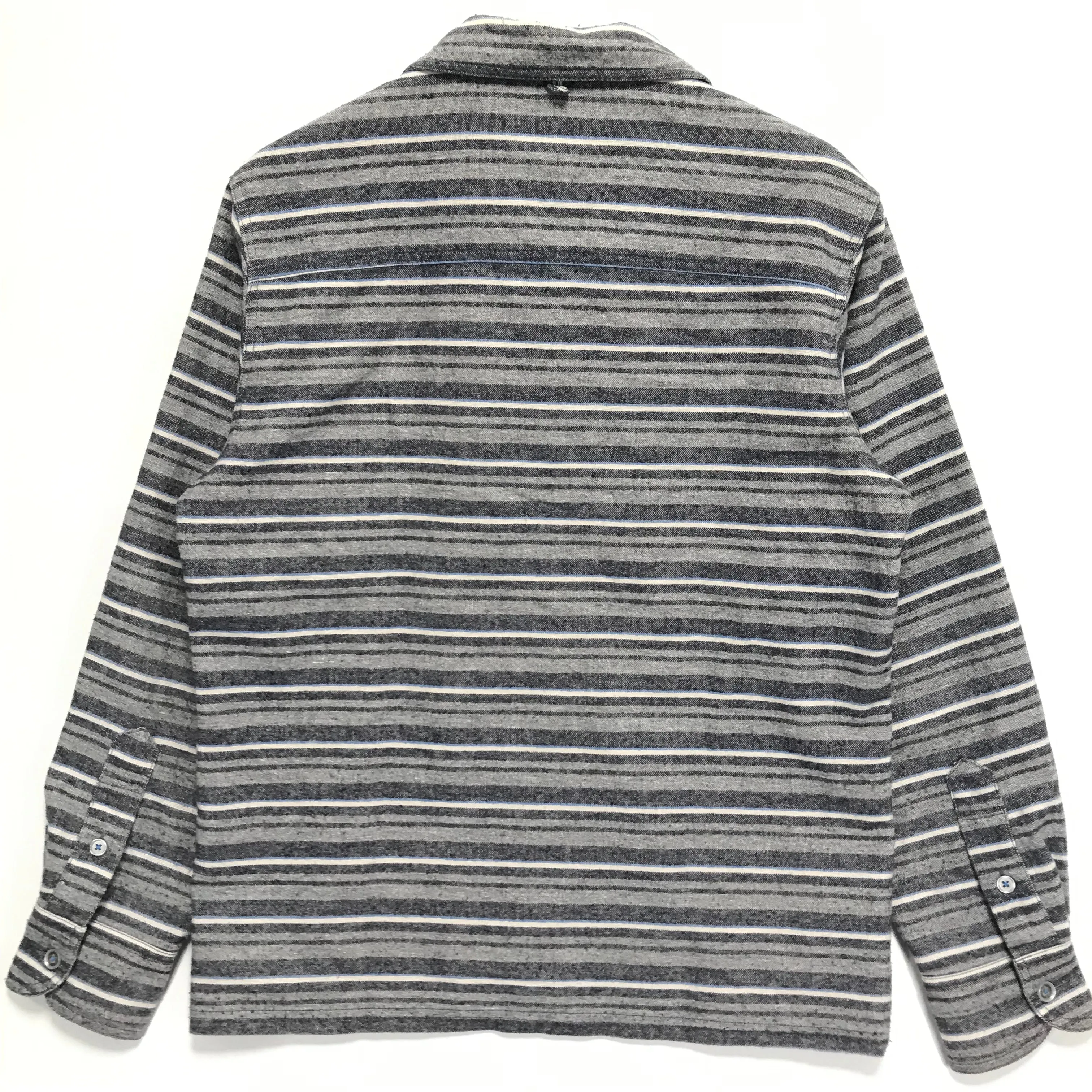[M] Neighborhood 13SS McKay Blanket Shirt Blue Stripe