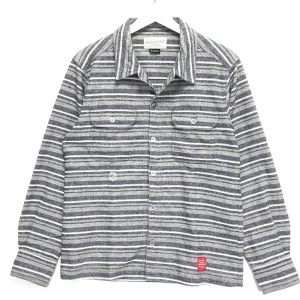 [M] Neighborhood 13SS McKay Blanket Shirt Blue Stripe