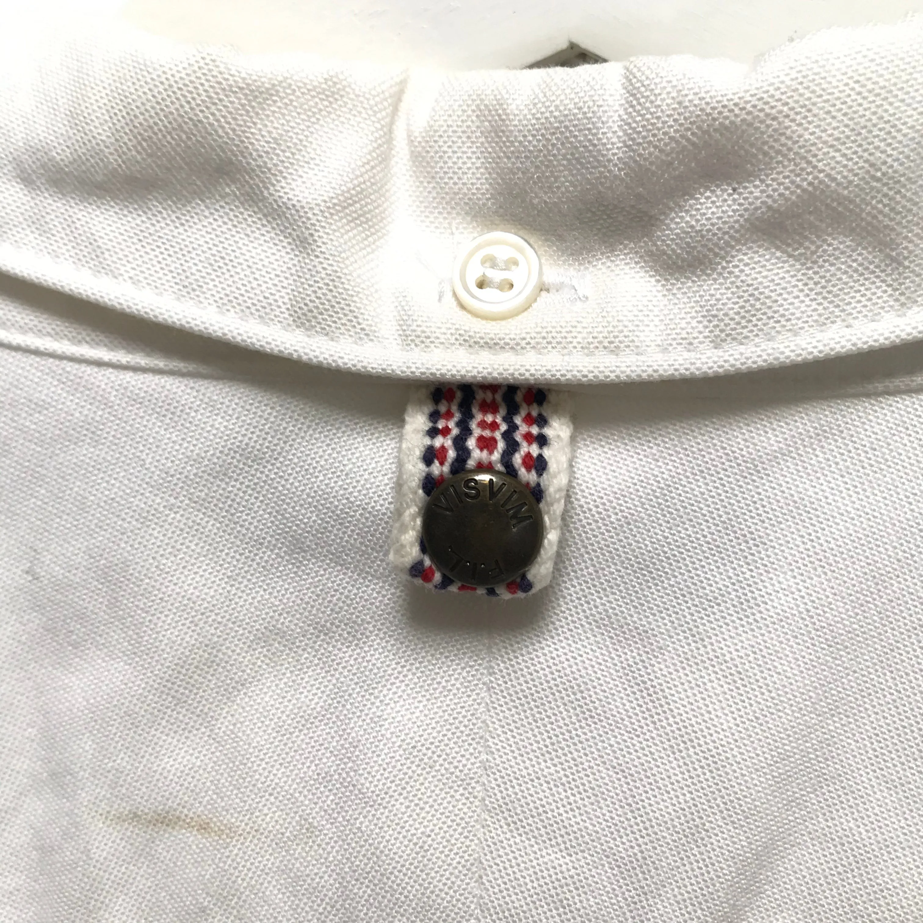 [M] VISVIM 11SS JUNEAU WELD GIZA LS SHIRT WHITE