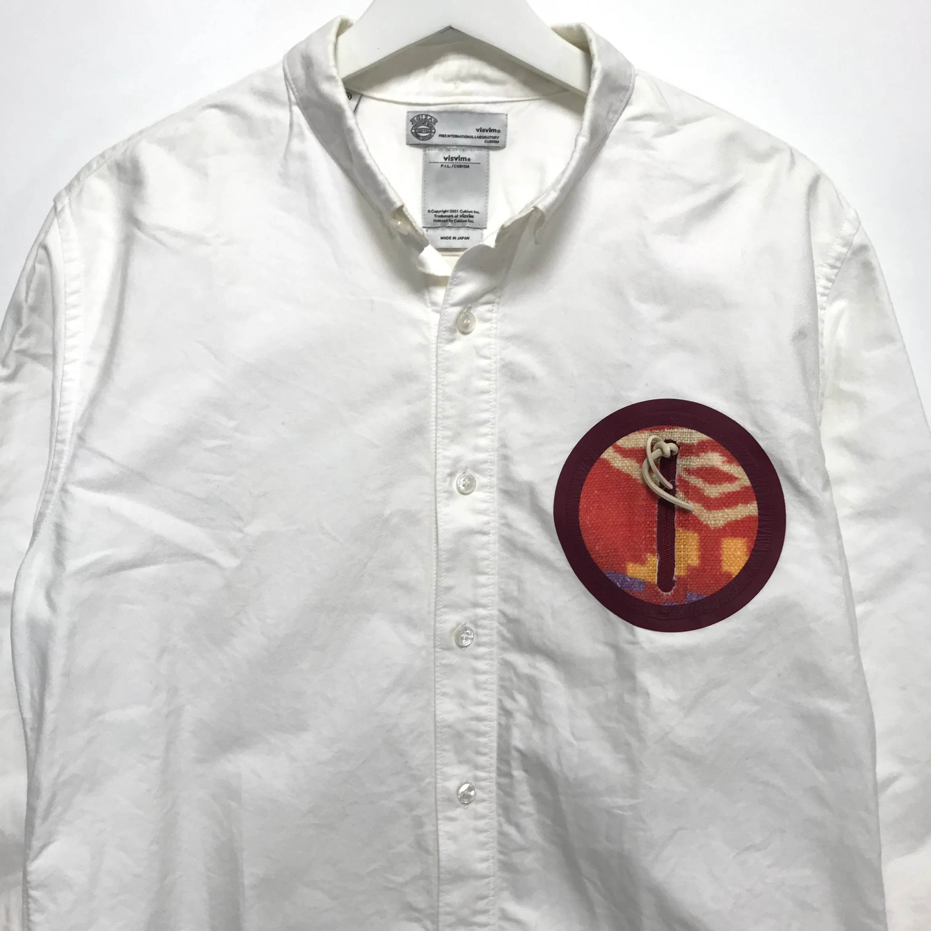 [M] VISVIM 11SS JUNEAU WELD GIZA LS SHIRT WHITE