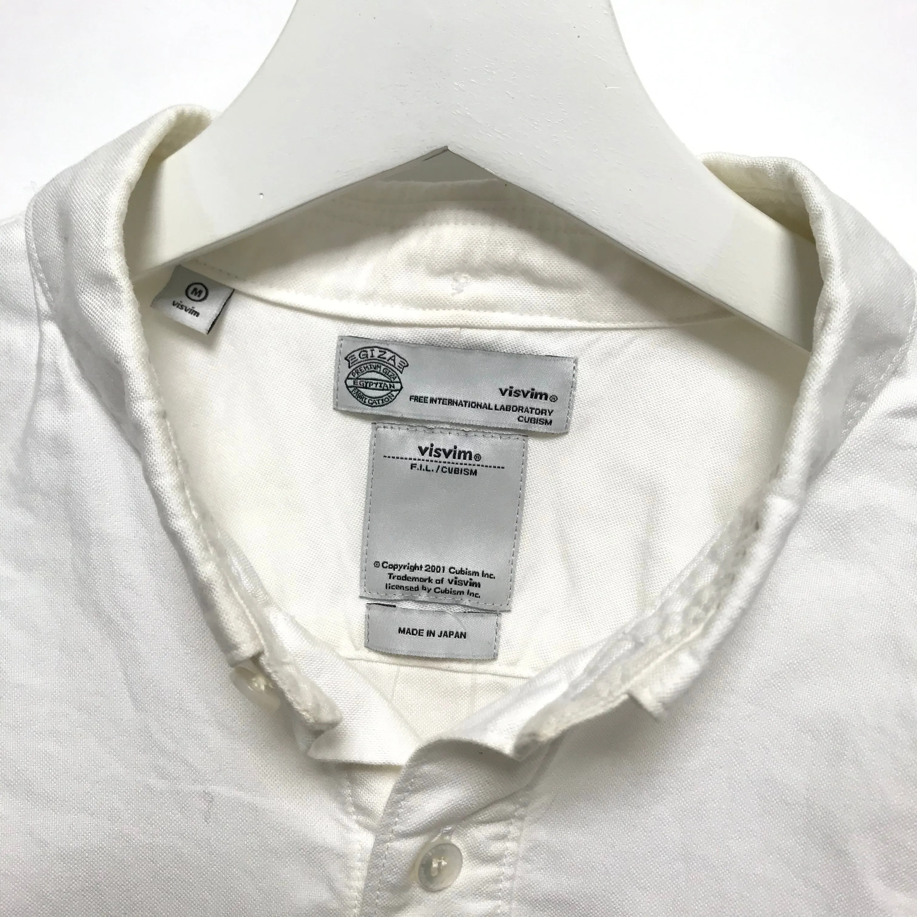 [M] VISVIM 11SS JUNEAU WELD GIZA LS SHIRT WHITE