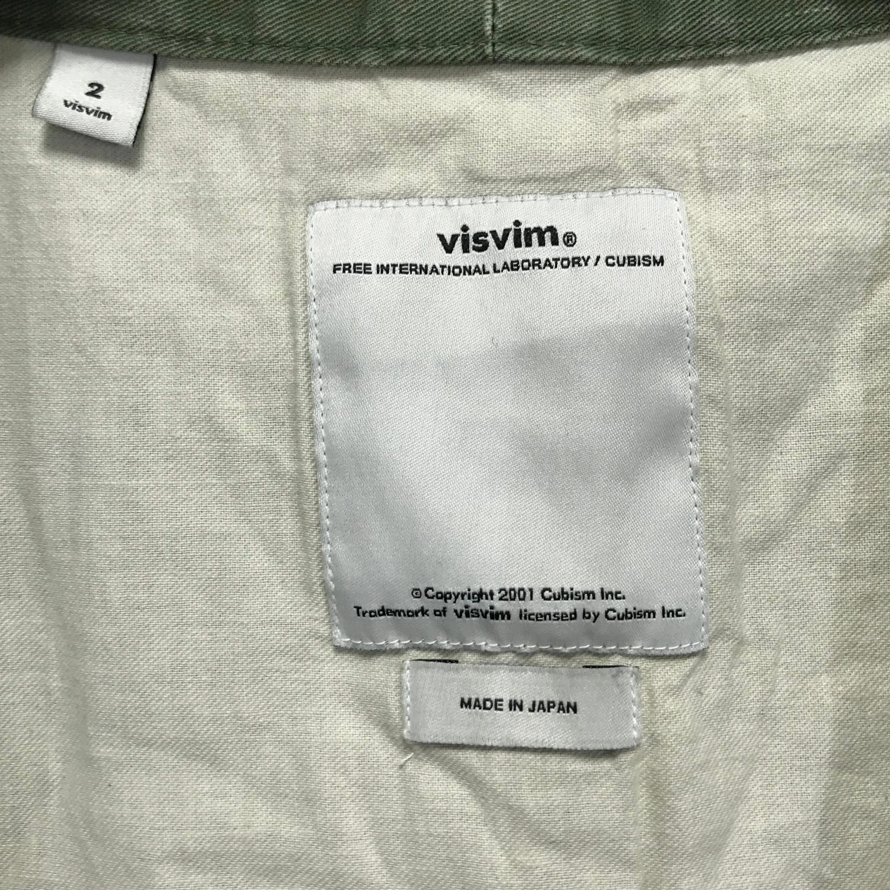 [M] Visvim 12AW Noragi Shirt Cotton Olive