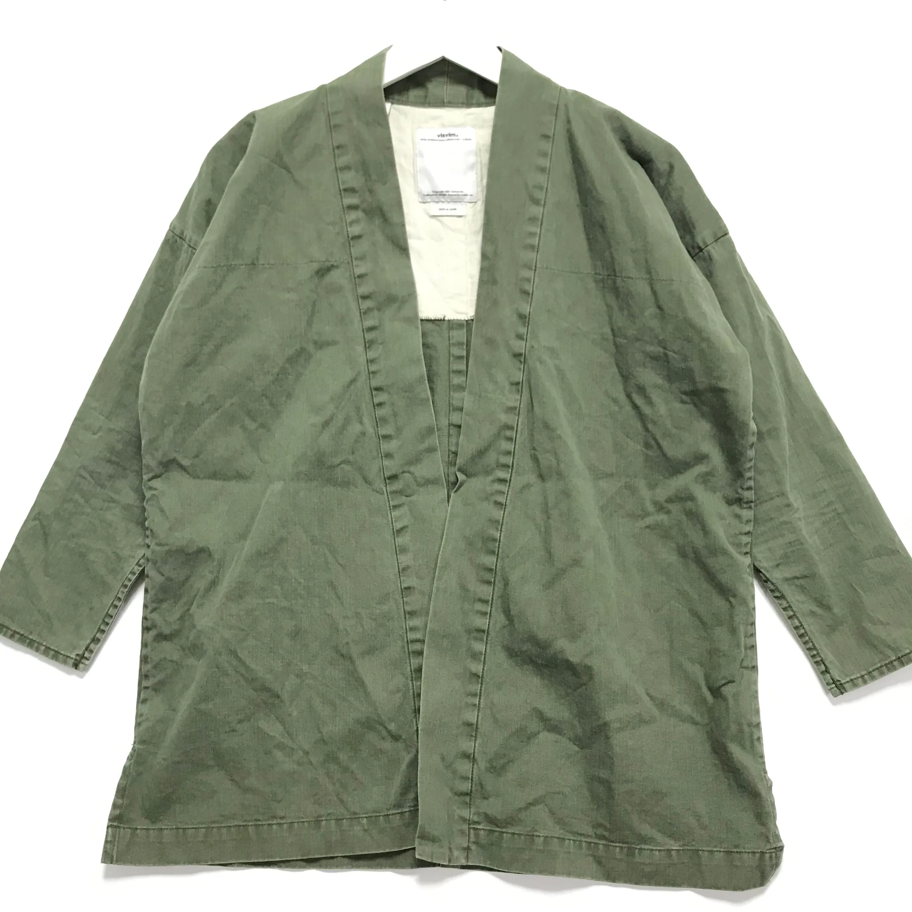 [M] Visvim 12AW Noragi Shirt Cotton Olive