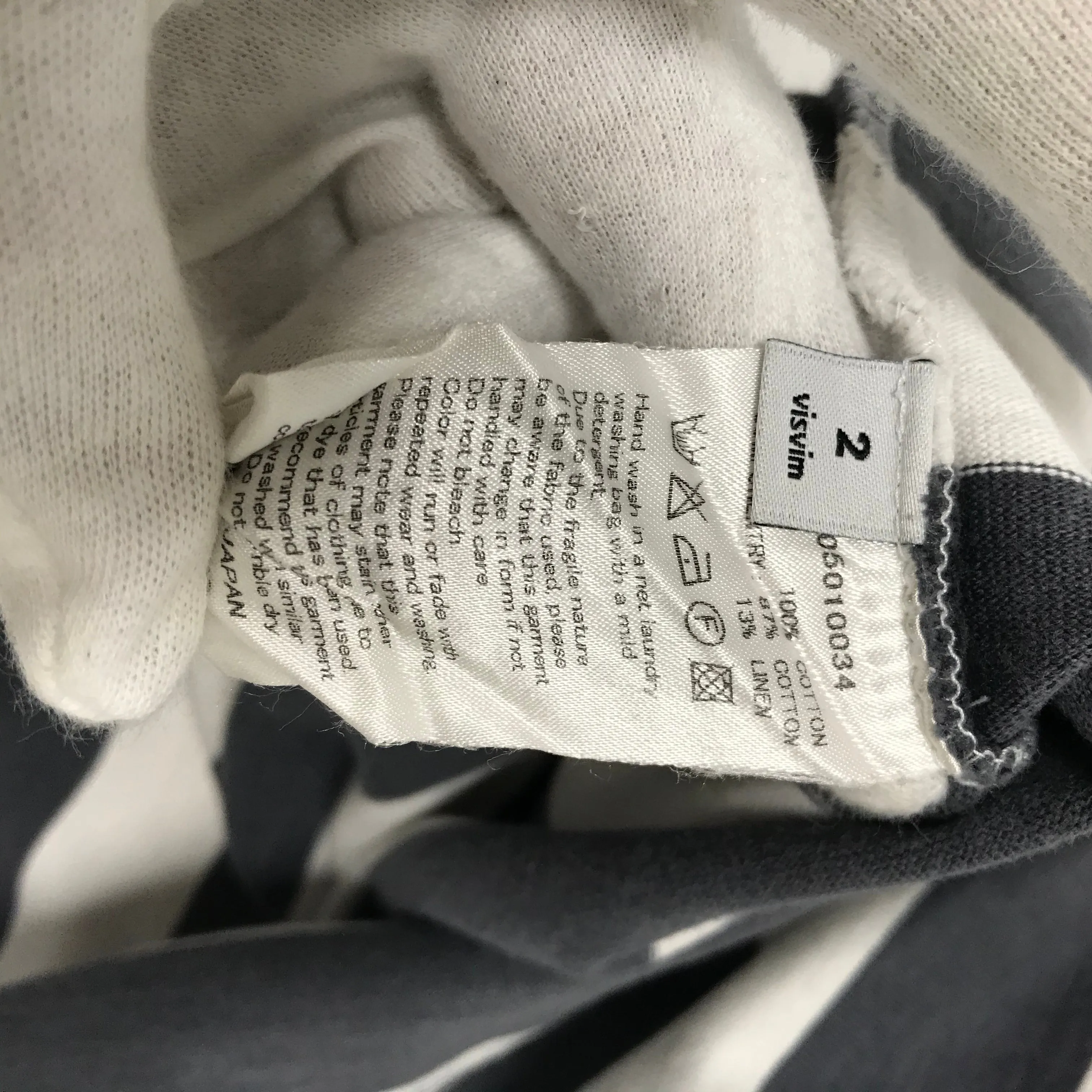 [M] Visvim 14AW Border Crew L/S Tee
