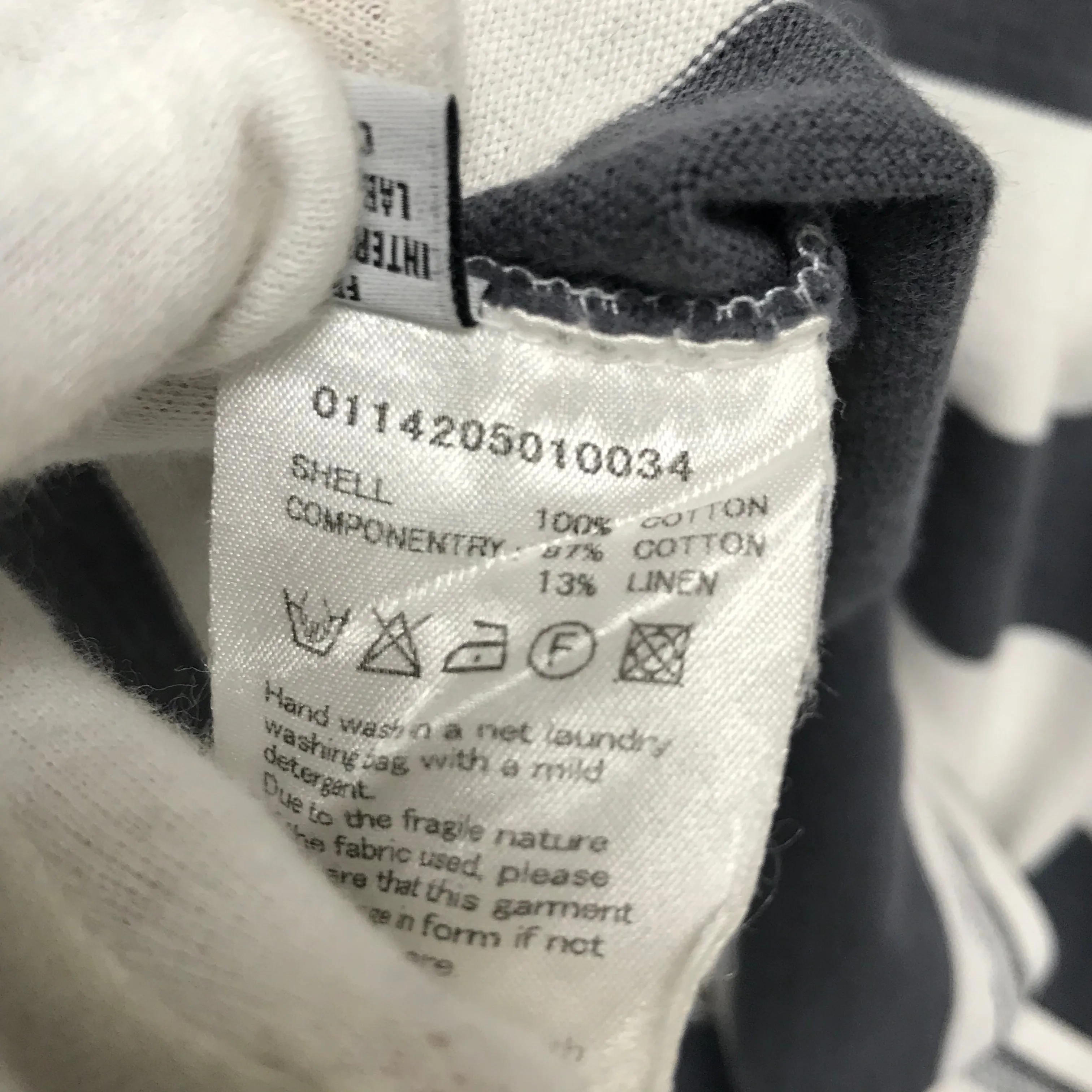 [M] Visvim 14AW Border Crew L/S Tee