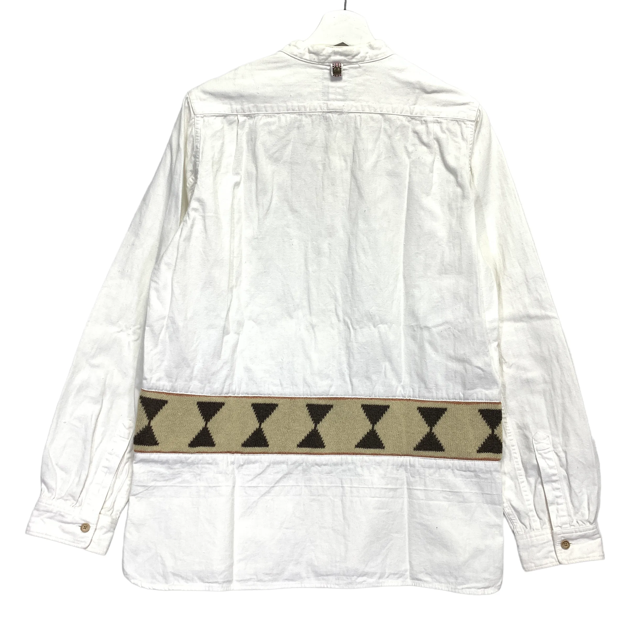 [M] VISVIM 16AW LONG RIDER SHIRT KNIT EUCLID L/S BLEACHED
